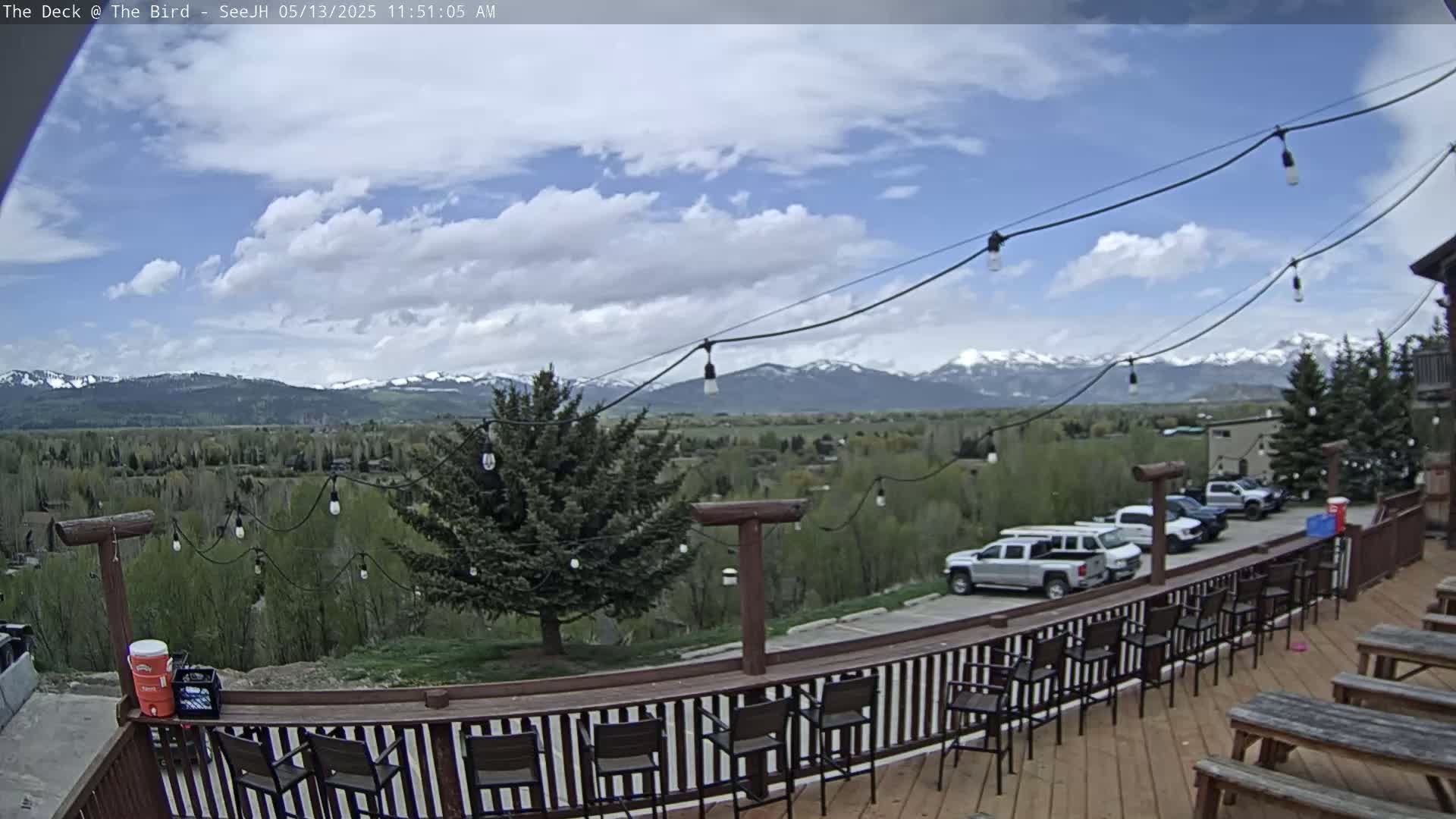 Teton, South Park Skyline from The Bird Live Cam - South Park, Teton, Wyoming, USA