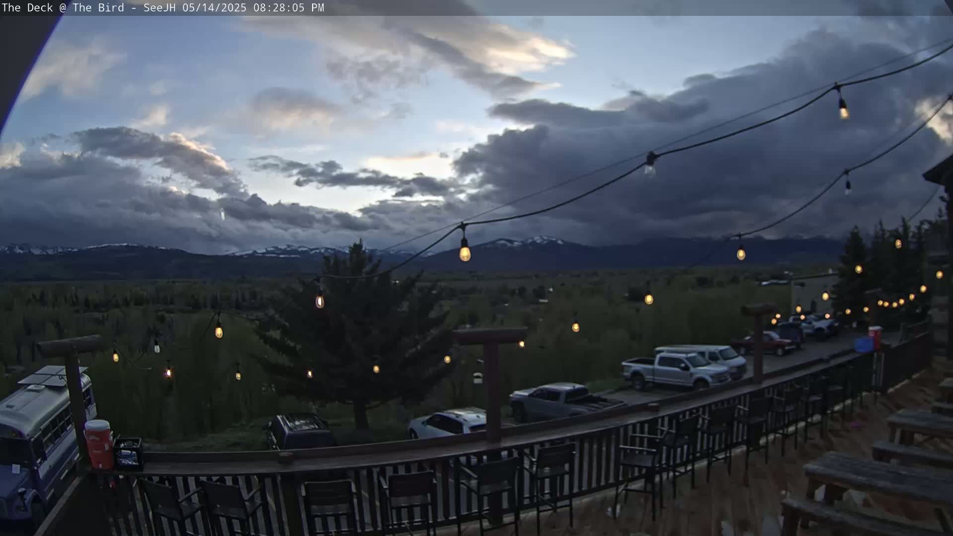 Teton, South Park Skyline from The Bird Live Cam - South Park, Teton, Wyoming, USA