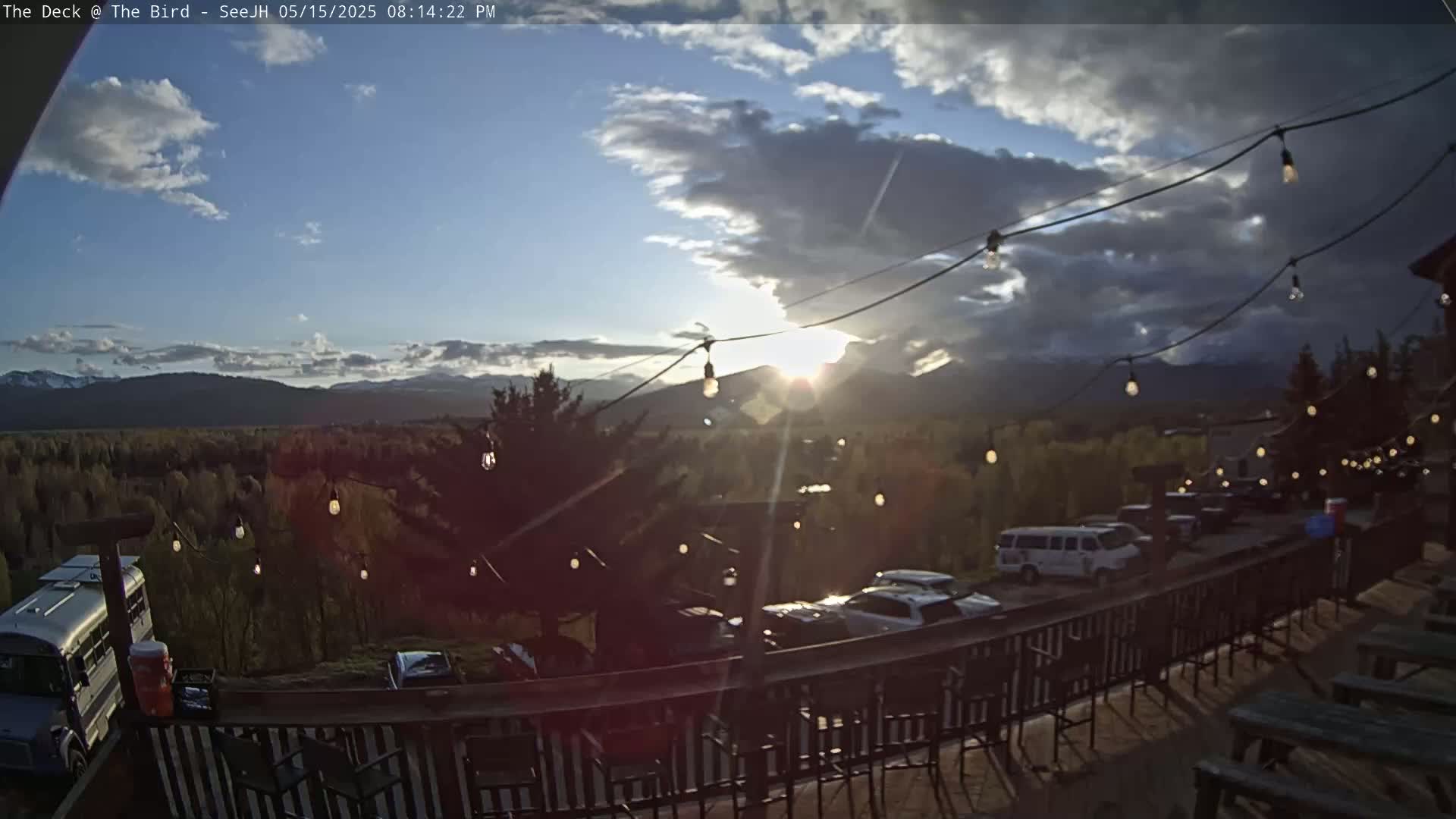 Teton, South Park Skyline from The Bird Live Cam - South Park, Teton, Wyoming, USA