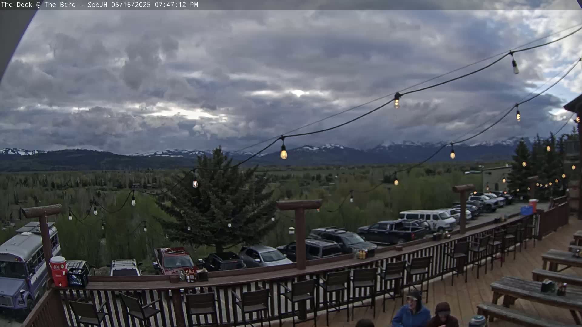 Teton, South Park Skyline from The Bird Live Cam - South Park, Teton, Wyoming, USA