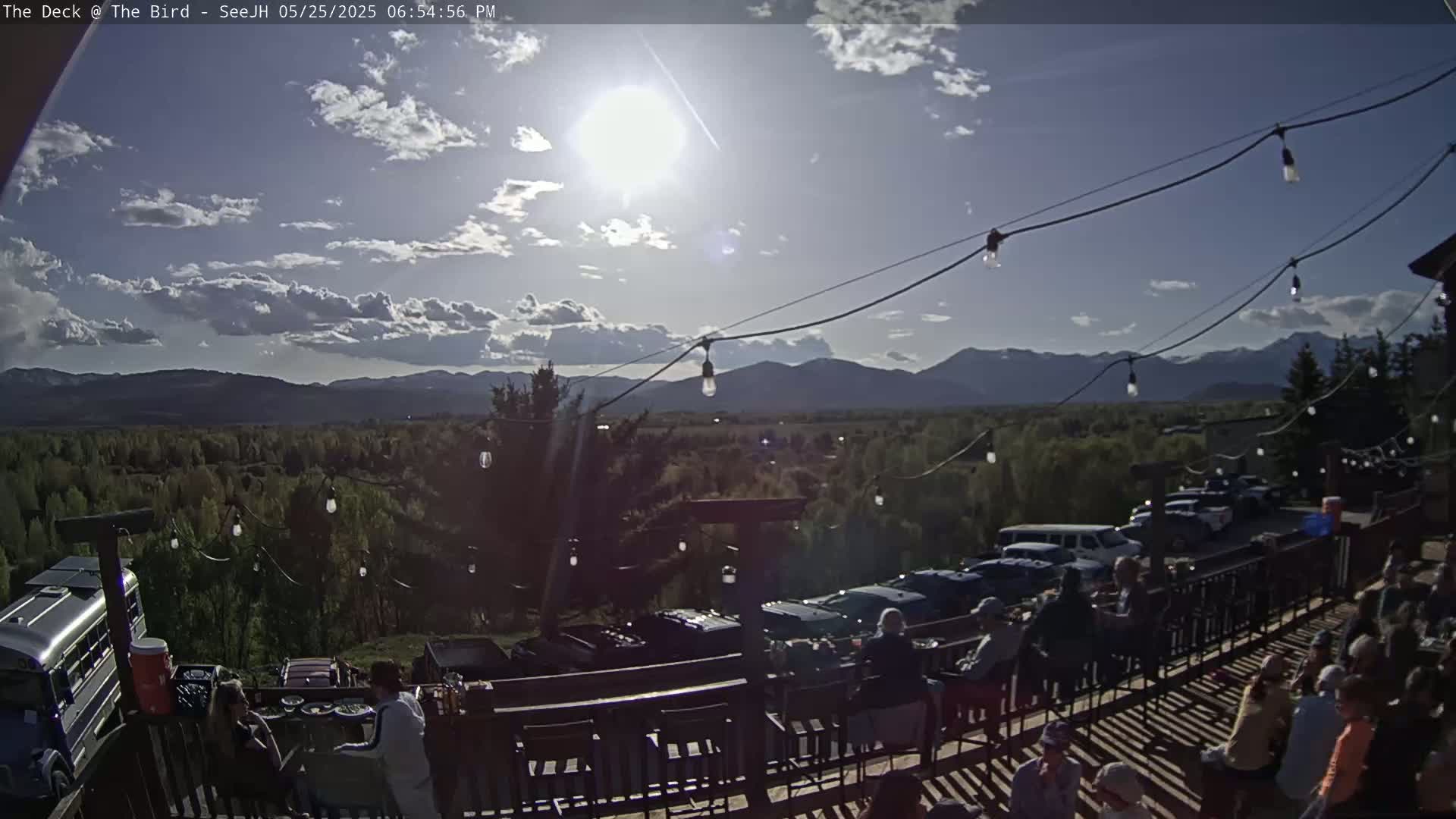Teton, South Park Skyline from The Bird Live Cam - South Park, Teton, Wyoming, USA