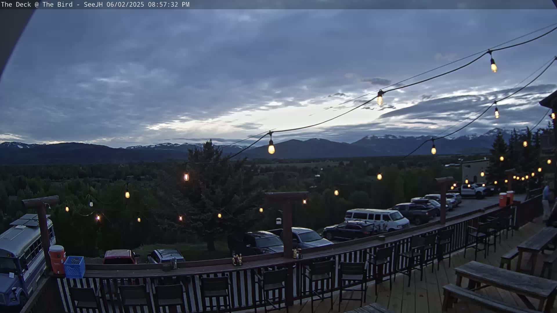 Teton, South Park Skyline from The Bird Live Cam - South Park, Teton, Wyoming, USA