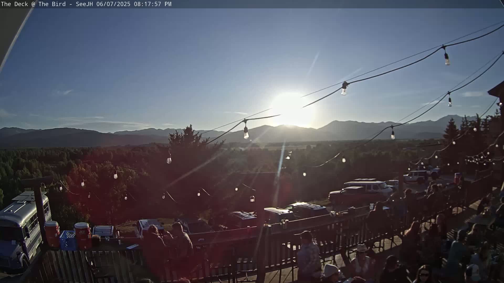 Teton, South Park Skyline from The Bird Live Cam - South Park, Teton, Wyoming, USA