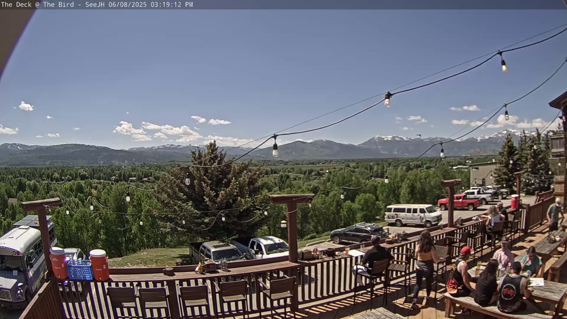 Teton, South Park Skyline from The Bird Live Cam - South Park, Teton, Wyoming, USA