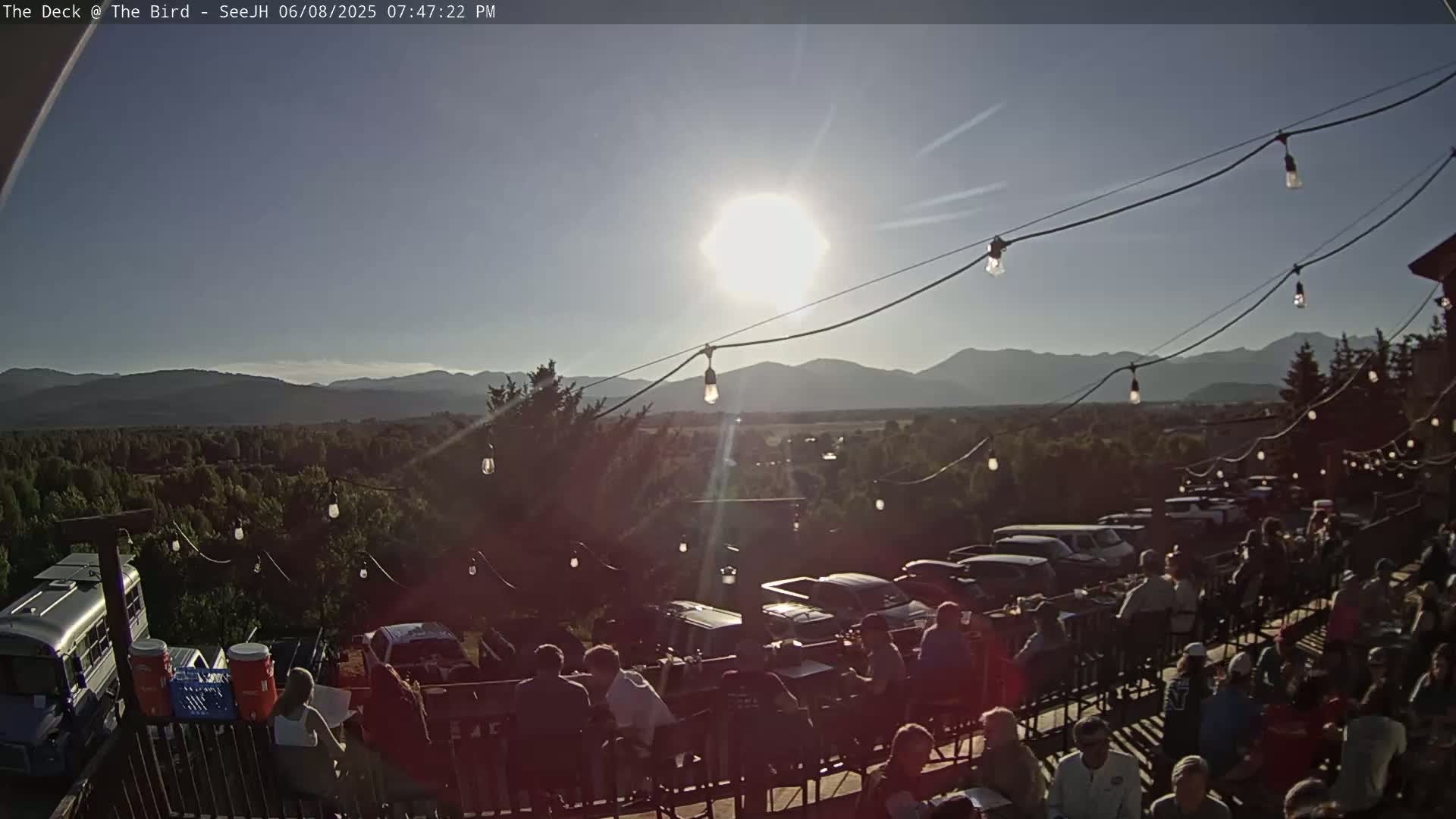 Teton, South Park Skyline from The Bird Live Cam - South Park, Teton, Wyoming, USA