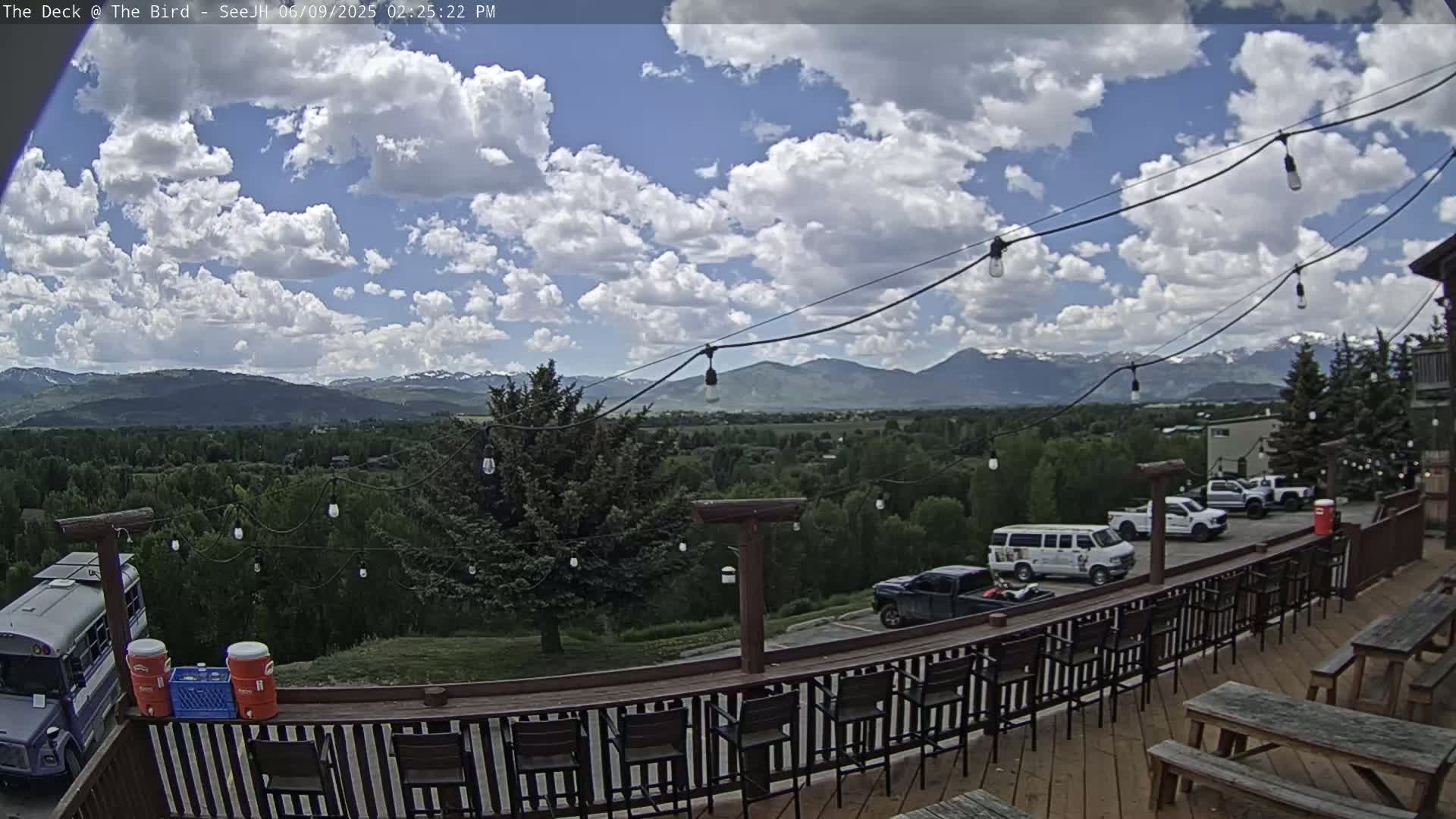 Teton, South Park Skyline from The Bird Live Cam - South Park, Teton, Wyoming, USA