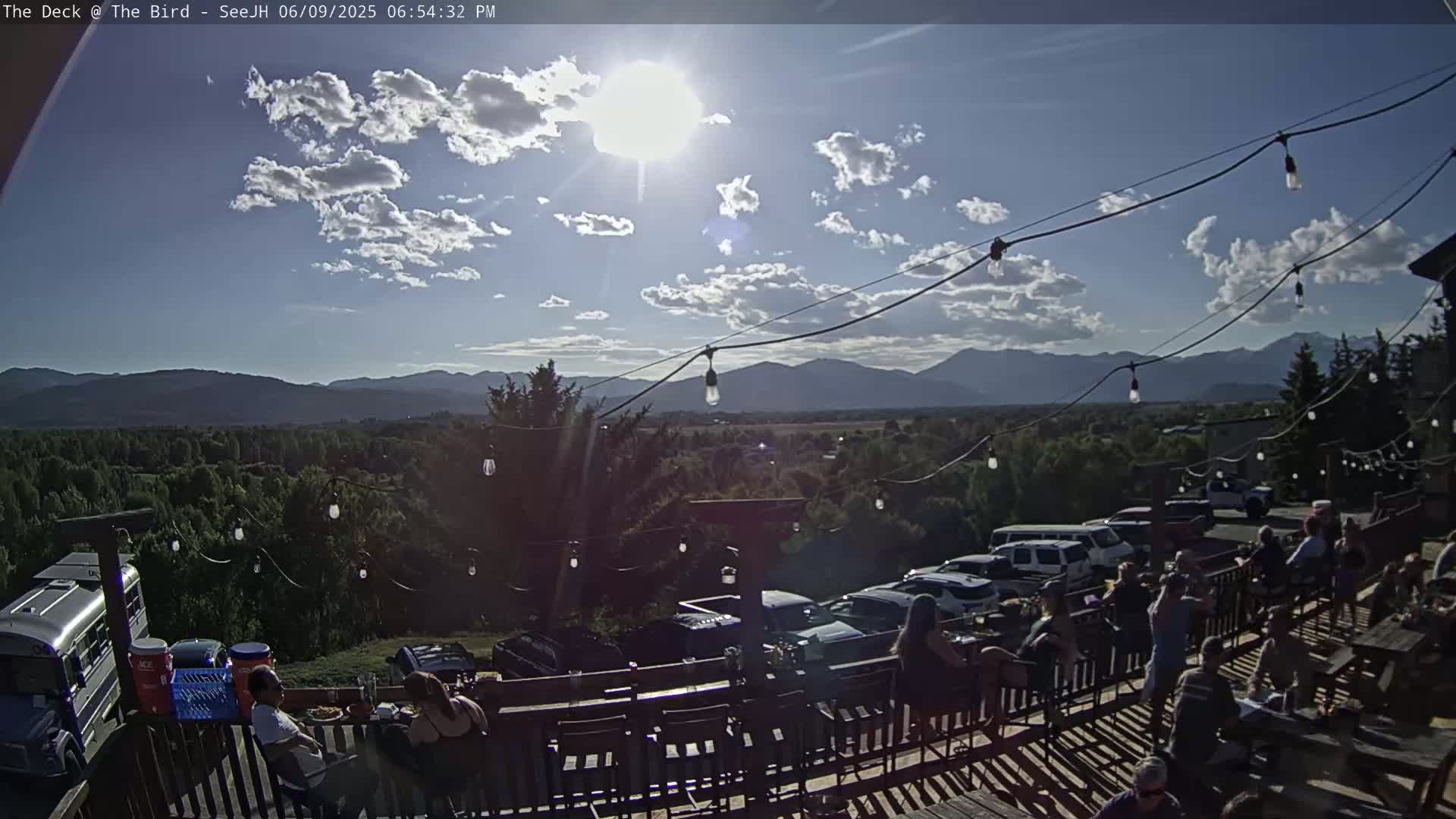 Teton, South Park Skyline from The Bird Live Cam - South Park, Teton, Wyoming, USA
