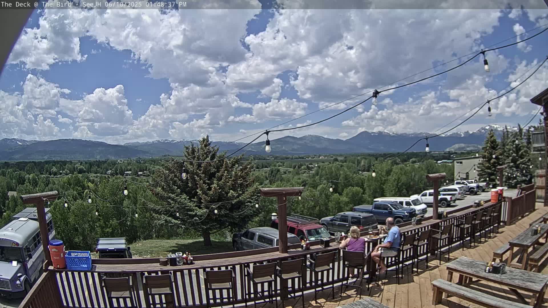 Teton, South Park Skyline from The Bird Live Cam - South Park, Teton, Wyoming, USA