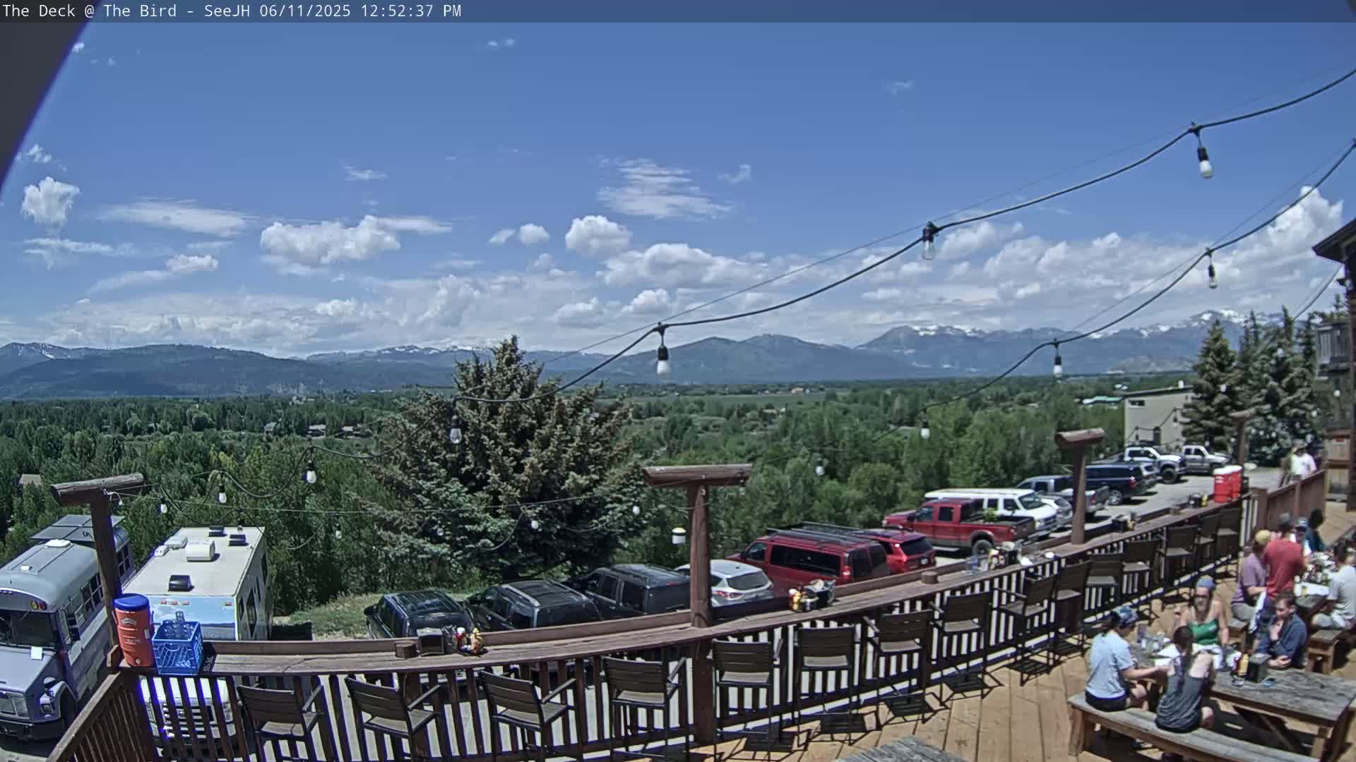 Teton, South Park Skyline from The Bird Live Cam - South Park, Teton, Wyoming, USA