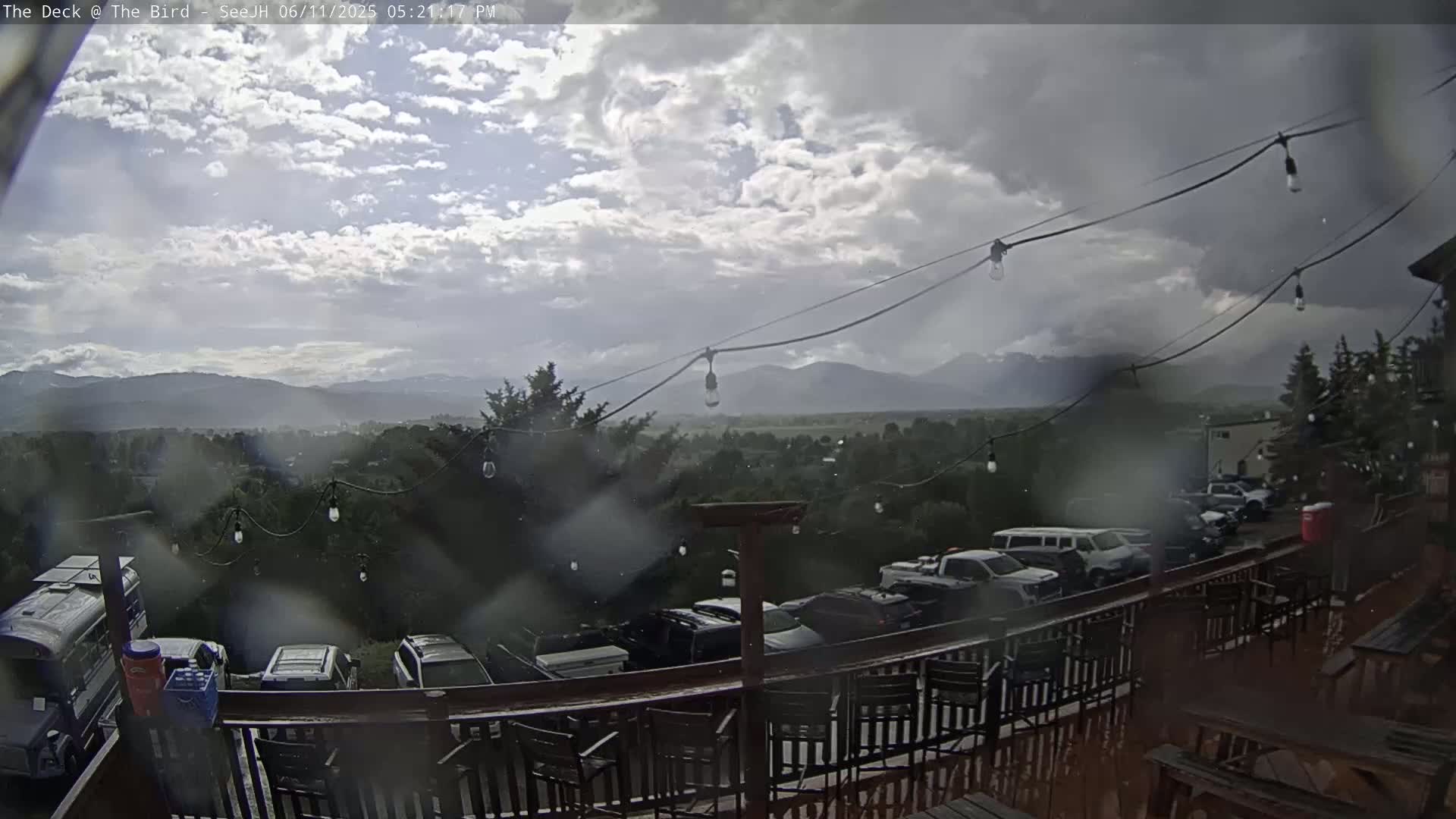 Teton, South Park Skyline from The Bird Live Cam - South Park, Teton, Wyoming, USA
