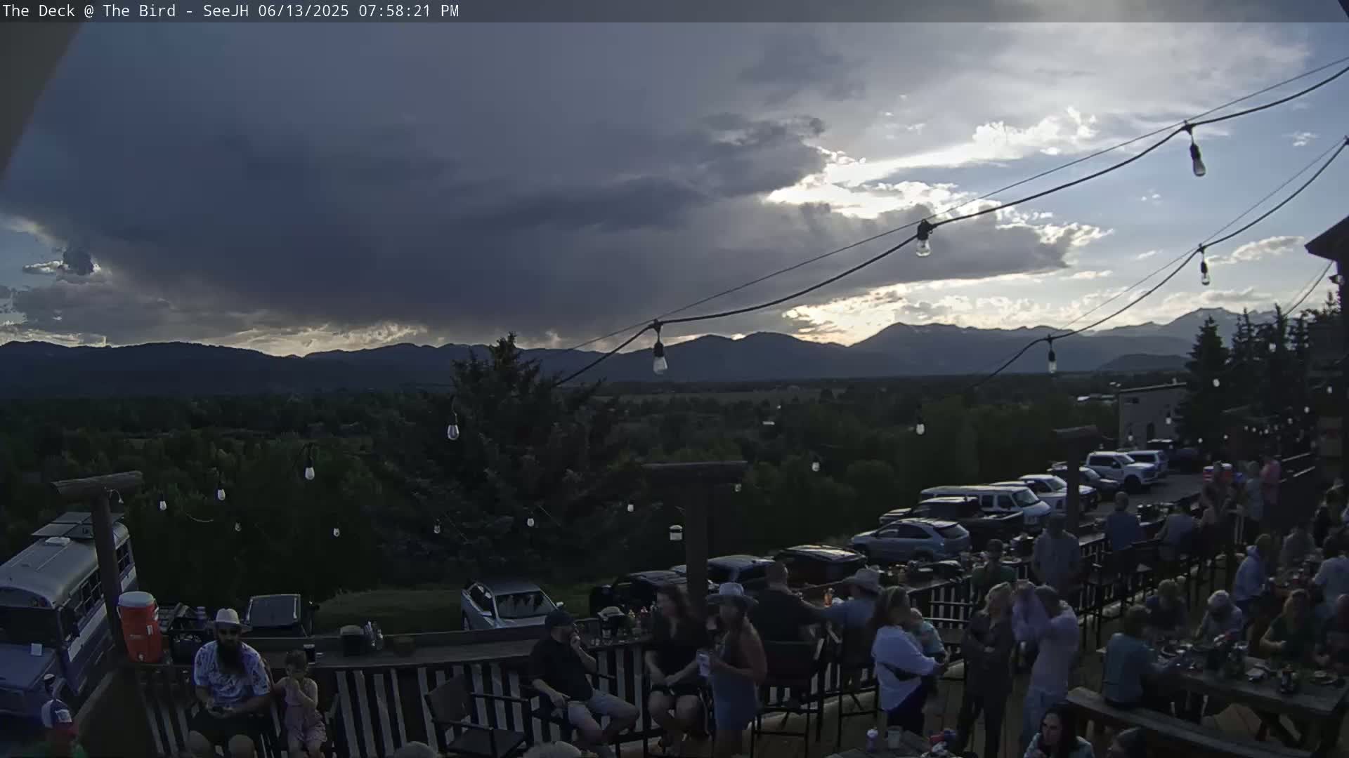 Teton, South Park Skyline from The Bird Live Cam - South Park, Teton, Wyoming, USA