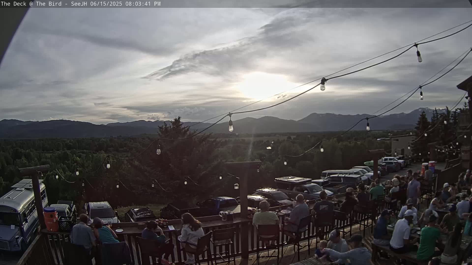 Teton, South Park Skyline from The Bird Live Cam - South Park, Teton, Wyoming, USA