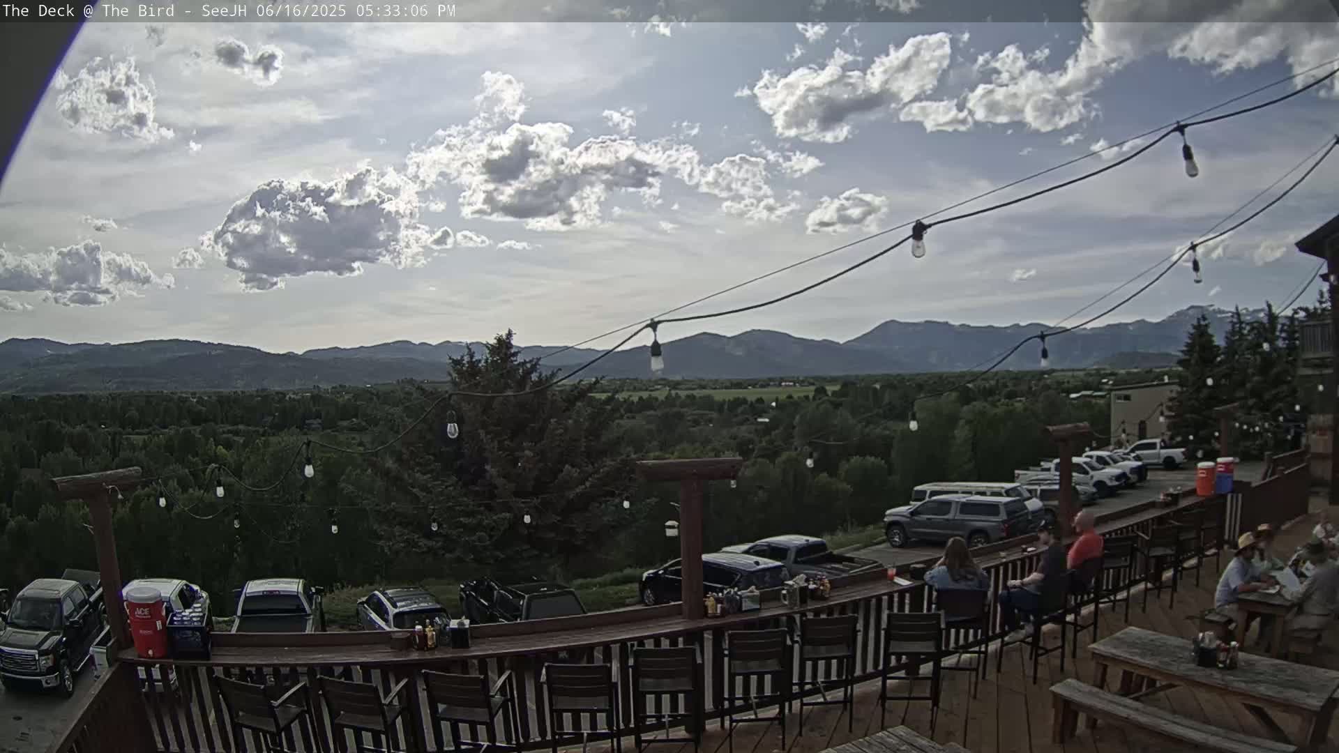 Teton, South Park Skyline from The Bird Live Cam - South Park, Teton, Wyoming, USA