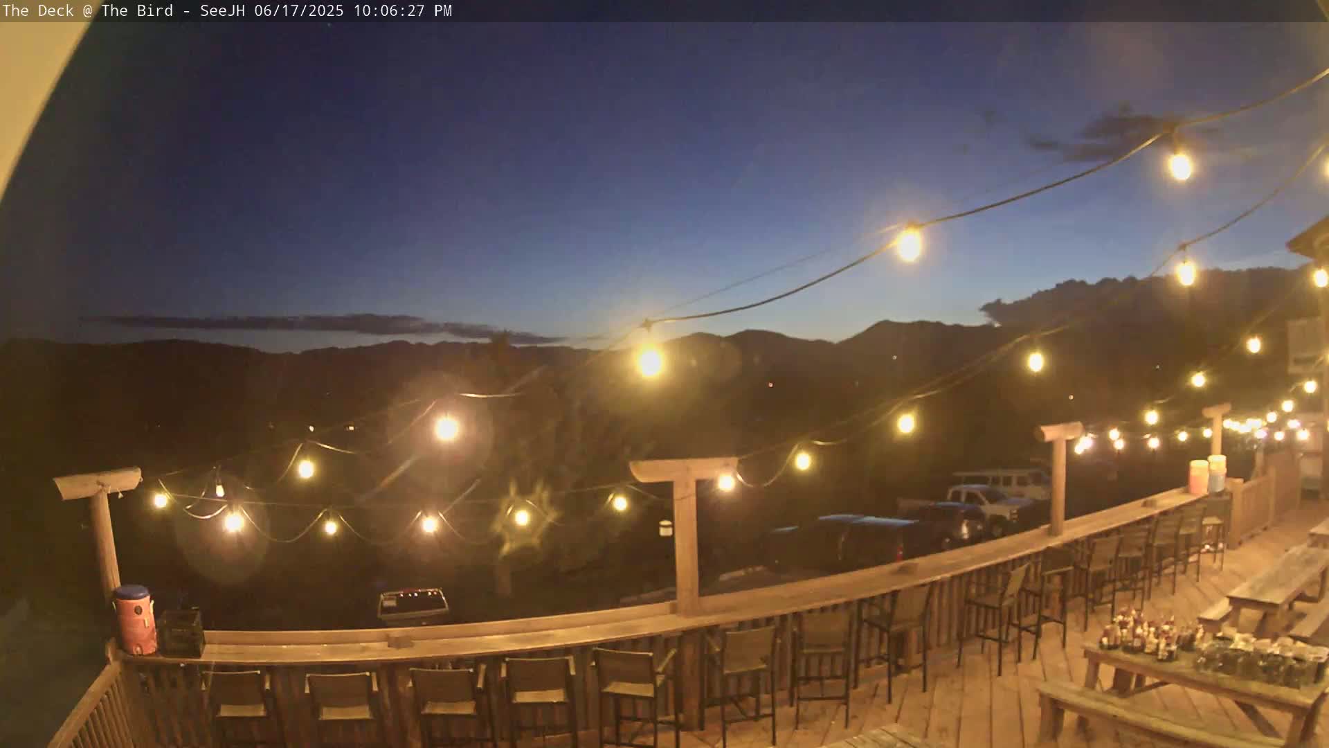 Teton, South Park Skyline from The Bird Live Cam - South Park, Teton, Wyoming, USA