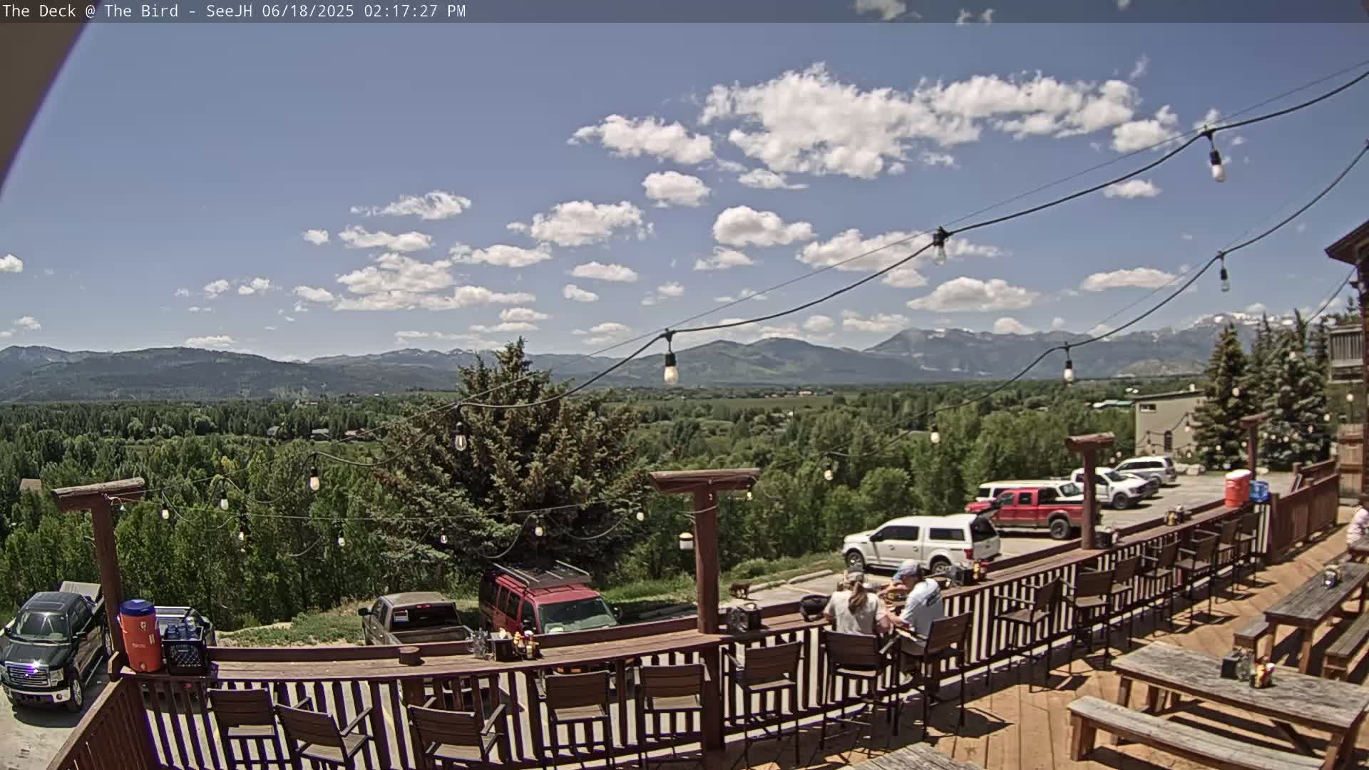 Teton, South Park Skyline from The Bird Live Cam - South Park, Teton, Wyoming, USA