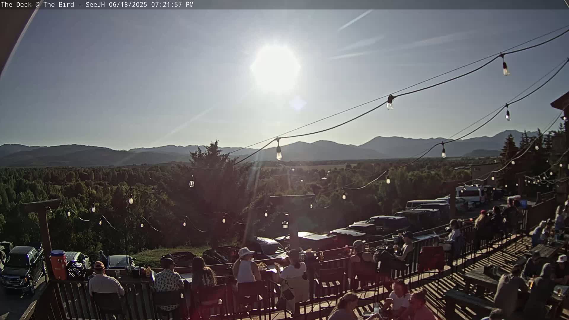 Teton, South Park Skyline from The Bird Live Cam - South Park, Teton, Wyoming, USA