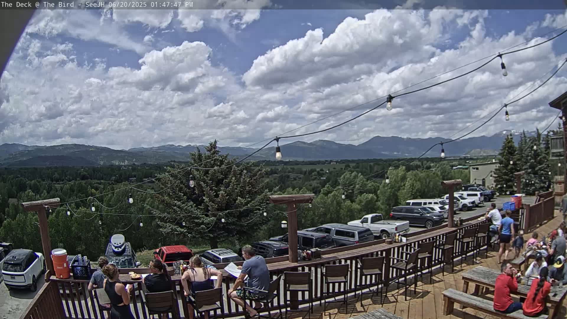 Teton, South Park Skyline from The Bird Live Cam - South Park, Teton, Wyoming, USA