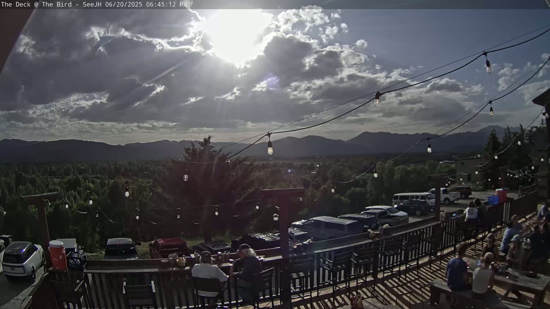 Teton, South Park Skyline from The Bird Live Cam - South Park, Teton, Wyoming, USA