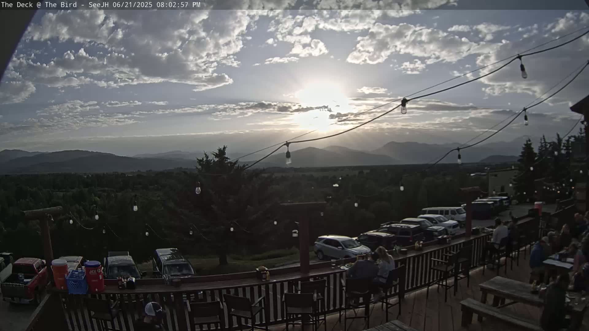Teton, South Park Skyline from The Bird Live Cam - South Park, Teton, Wyoming, USA