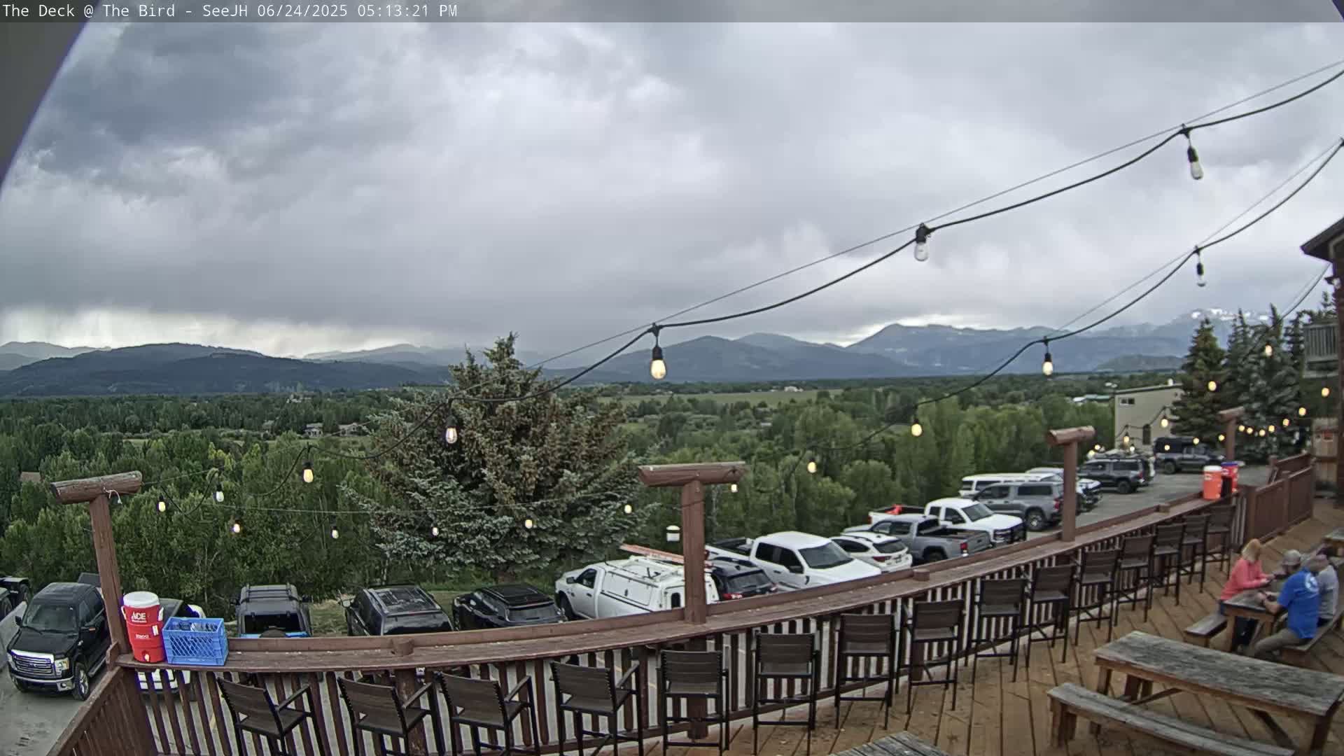 Teton, South Park Skyline from The Bird Live Cam - South Park, Teton, Wyoming, USA
