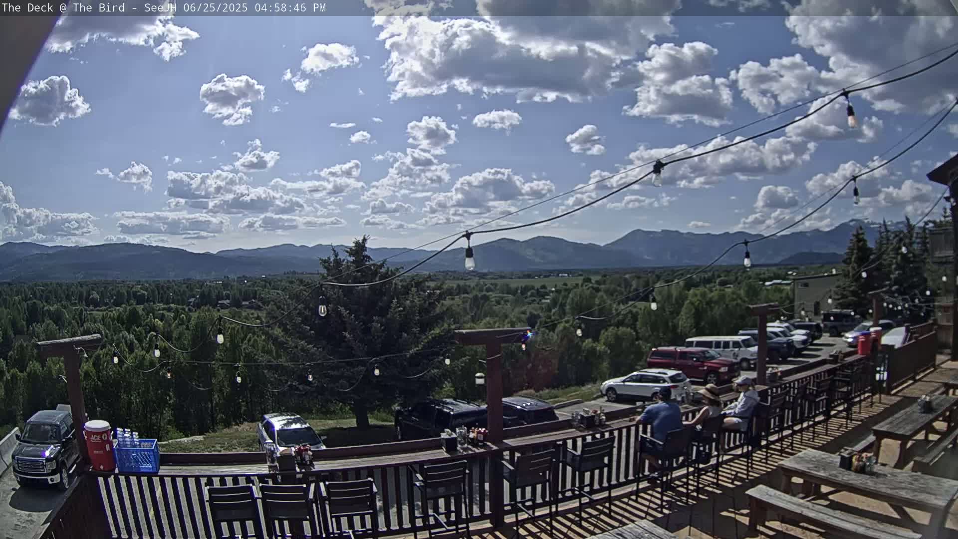 Teton, South Park Skyline from The Bird Live Cam - South Park, Teton, Wyoming, USA