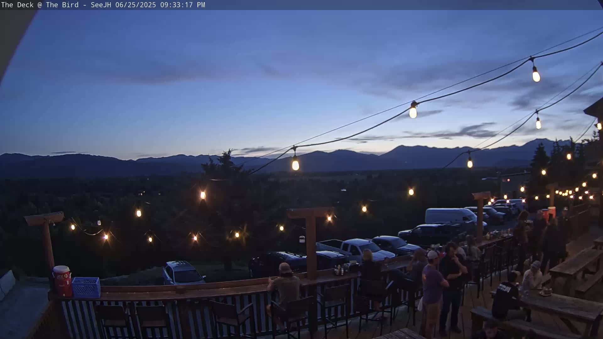 Teton, South Park Skyline from The Bird Live Cam - South Park, Teton, Wyoming, USA