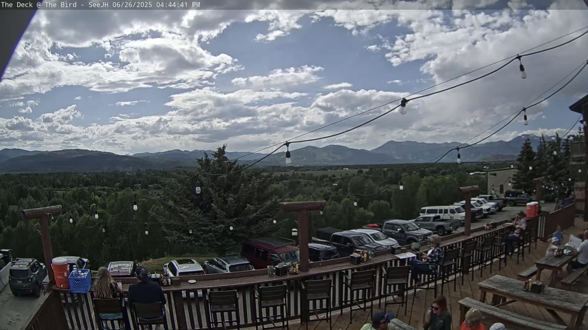 Teton, South Park Skyline from The Bird Live Cam - South Park, Teton, Wyoming, USA