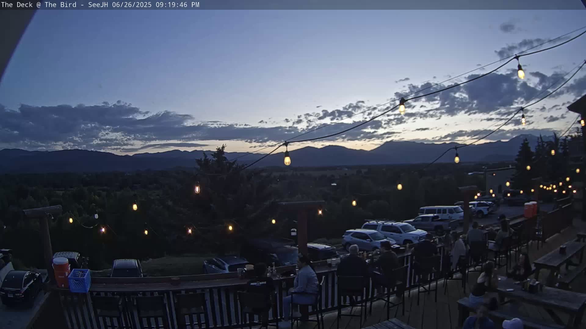 Teton, South Park Skyline from The Bird Live Cam - South Park, Teton, Wyoming, USA