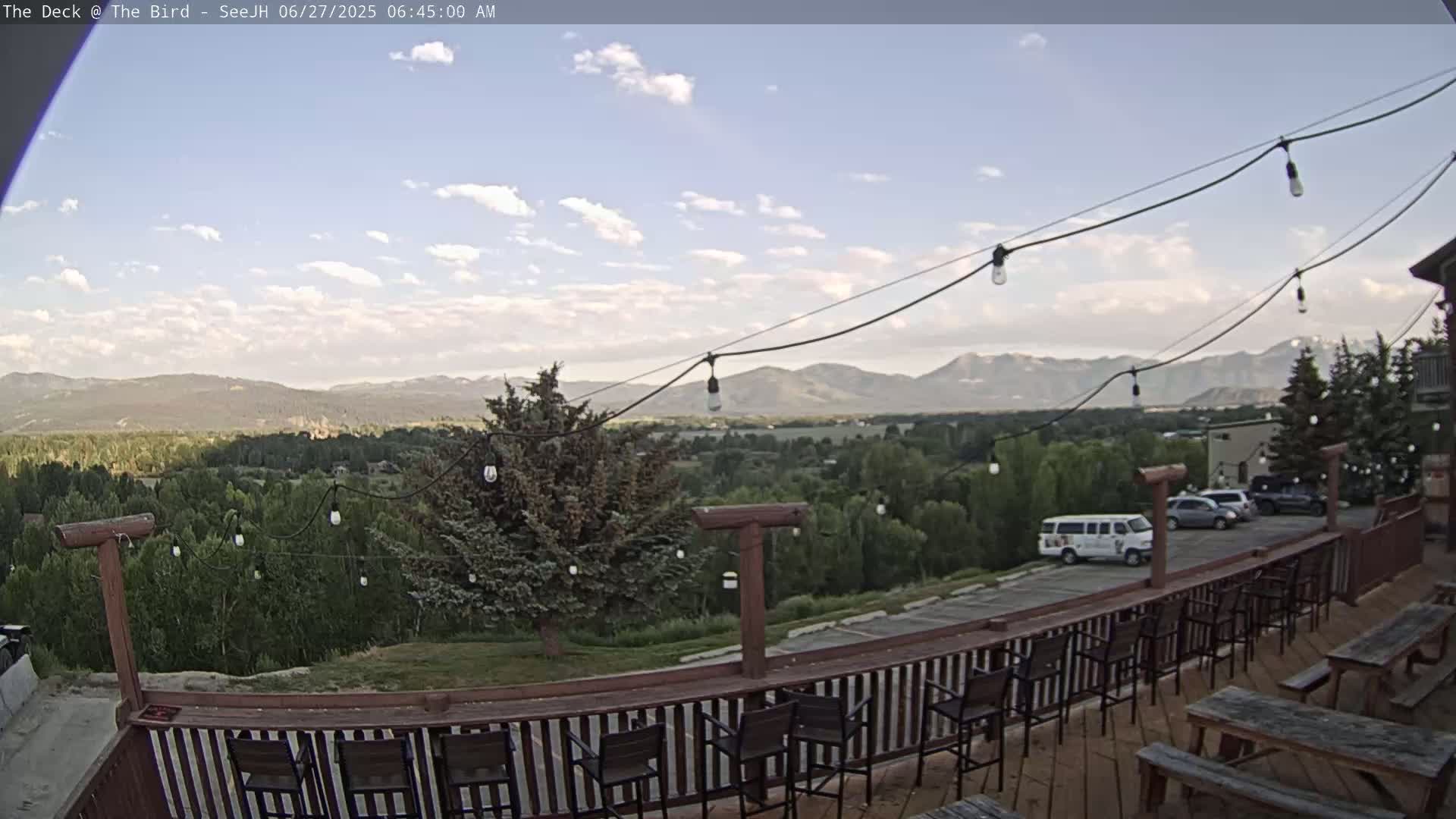 Teton, South Park Skyline from The Bird Live Cam - South Park, Teton, Wyoming, USA