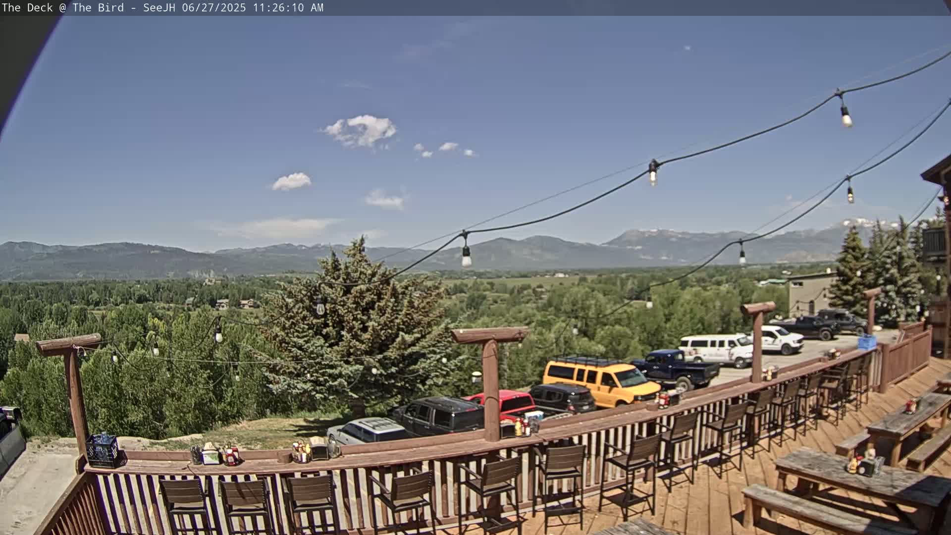 Teton, South Park Skyline from The Bird Live Cam - South Park, Teton, Wyoming, USA