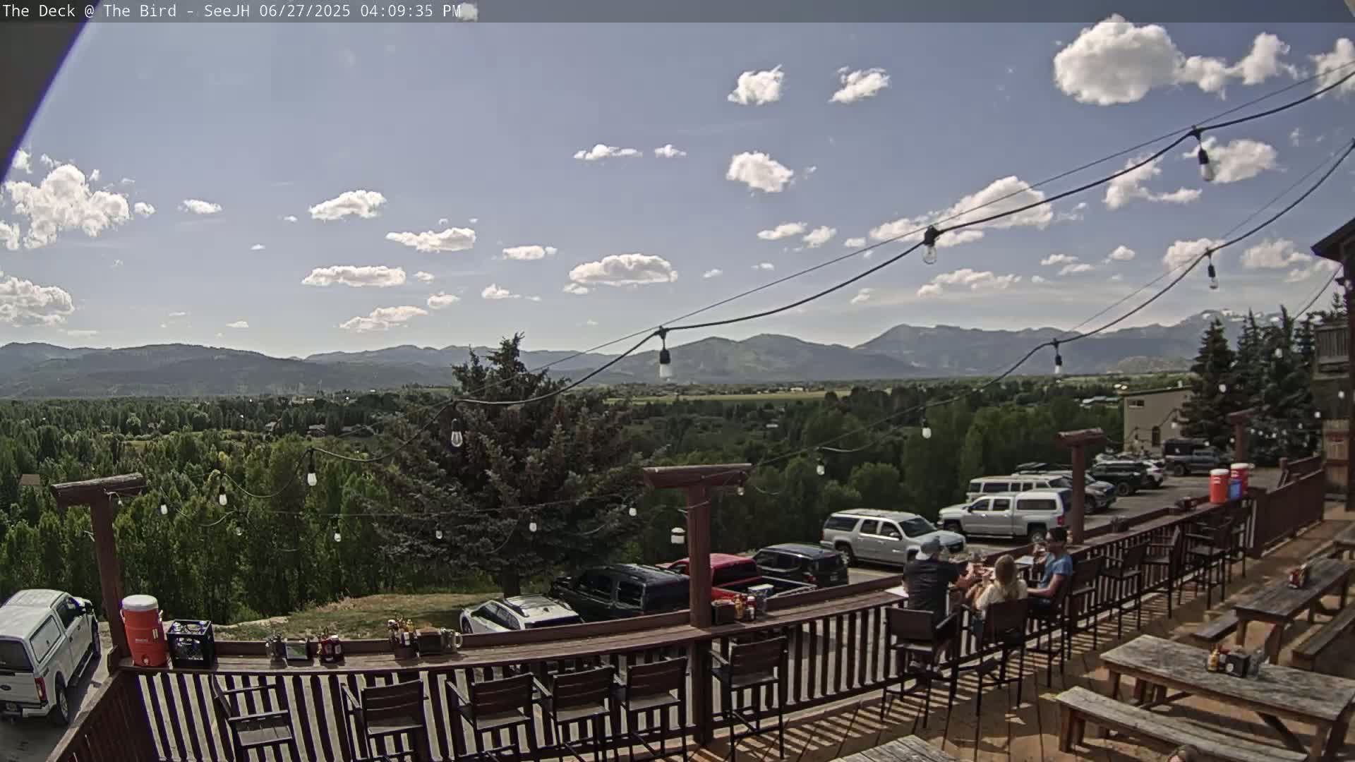 Teton, South Park Skyline from The Bird Live Cam - South Park, Teton, Wyoming, USA