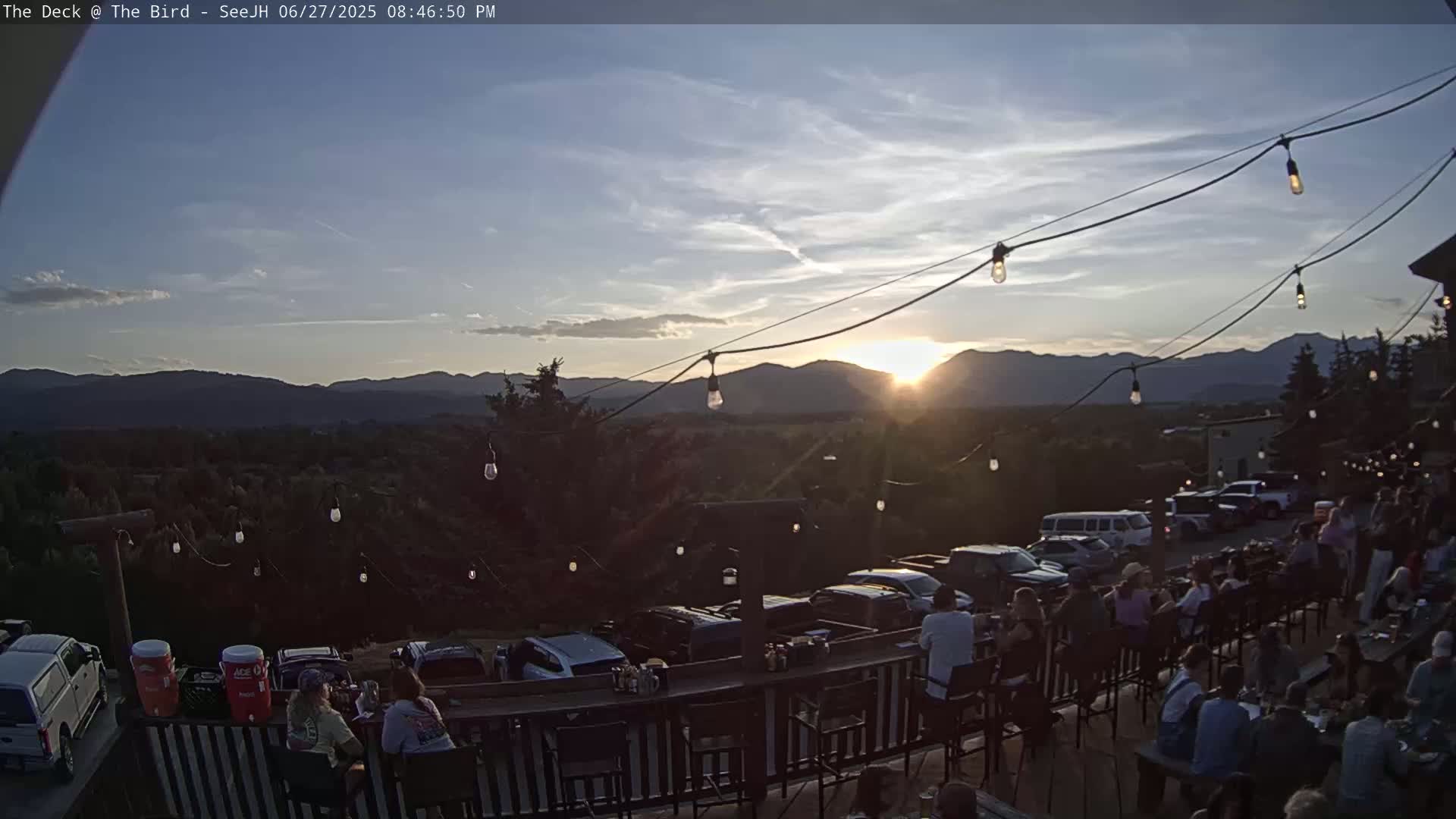 Teton, South Park Skyline from The Bird Live Cam - South Park, Teton, Wyoming, USA
