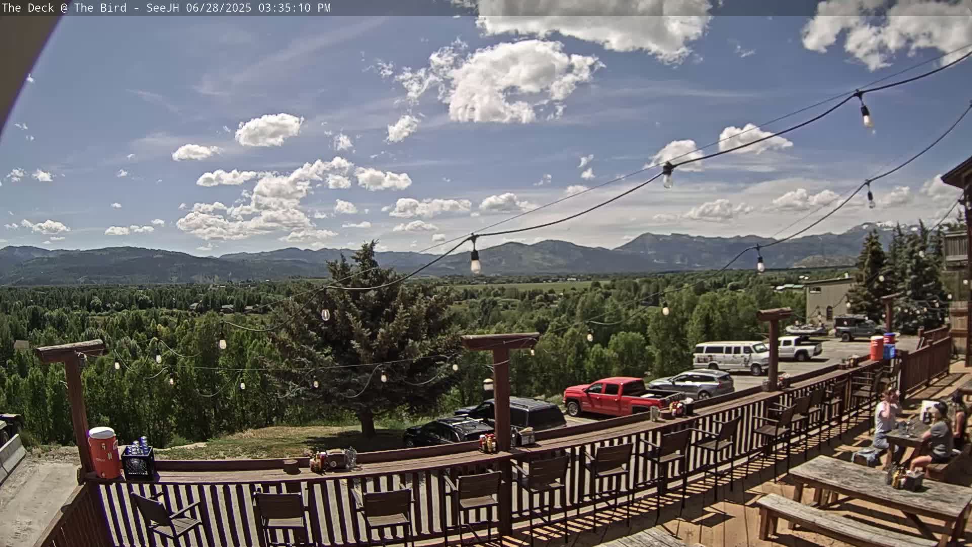 Teton, South Park Skyline from The Bird Live Cam - South Park, Teton, Wyoming, USA