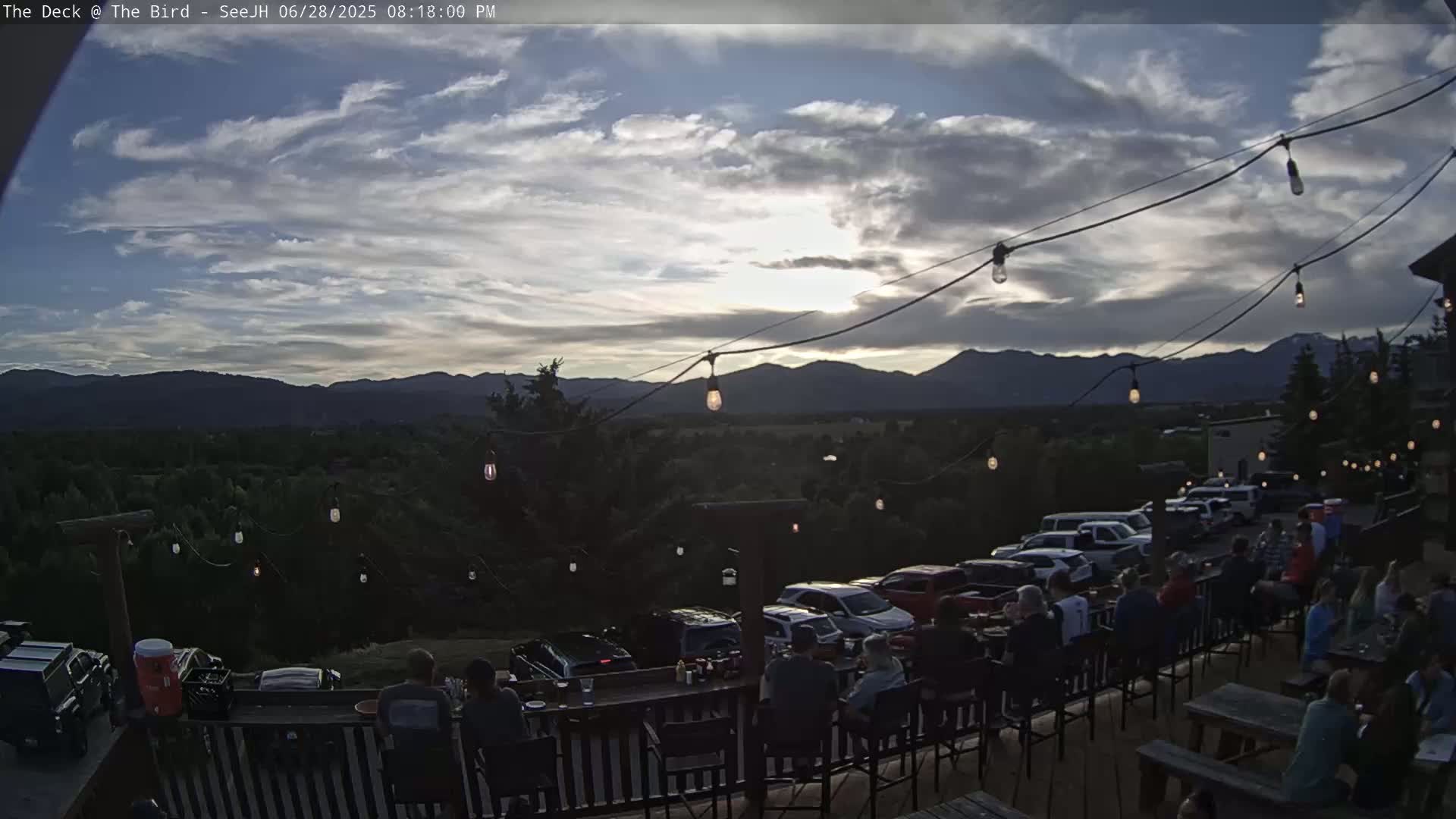 Teton, South Park Skyline from The Bird Live Cam - South Park, Teton, Wyoming, USA