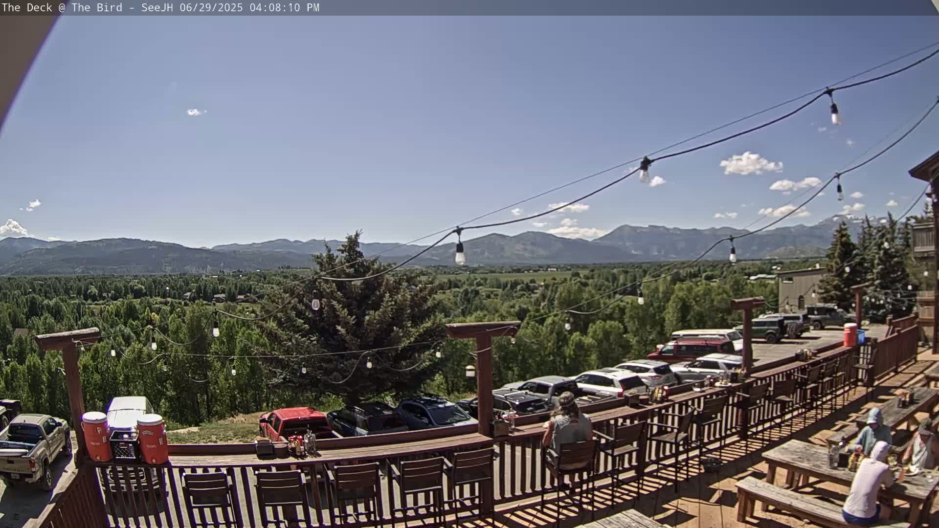 Teton, South Park Skyline from The Bird Live Cam - South Park, Teton, Wyoming, USA