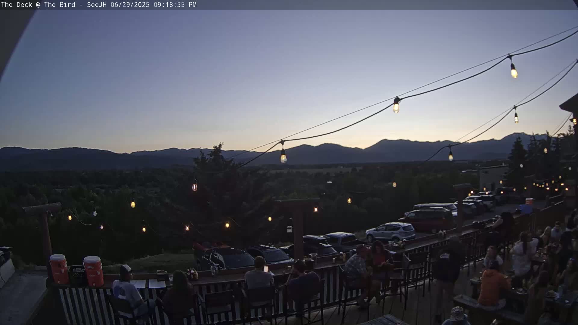 Teton, South Park Skyline from The Bird Live Cam - South Park, Teton, Wyoming, USA