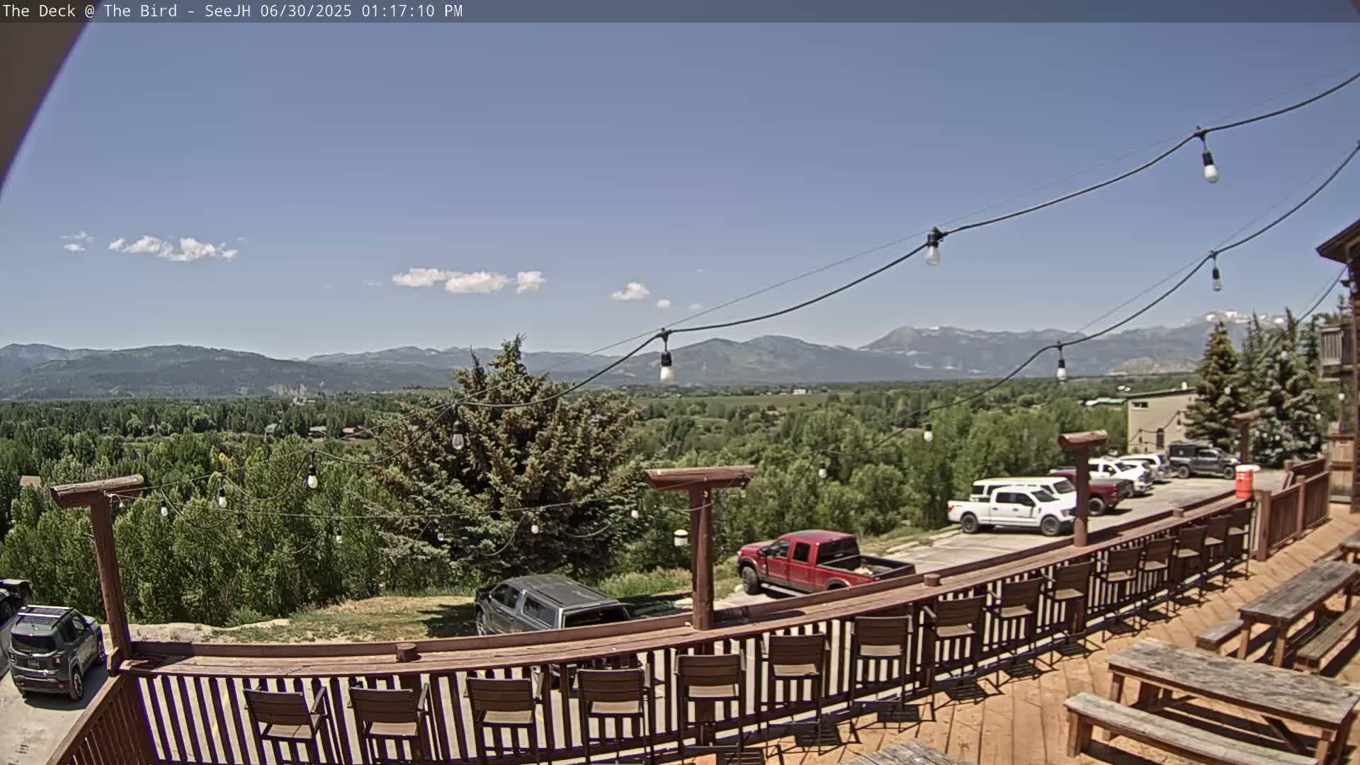 Teton, South Park Skyline from The Bird Live Cam - South Park, Teton, Wyoming, USA