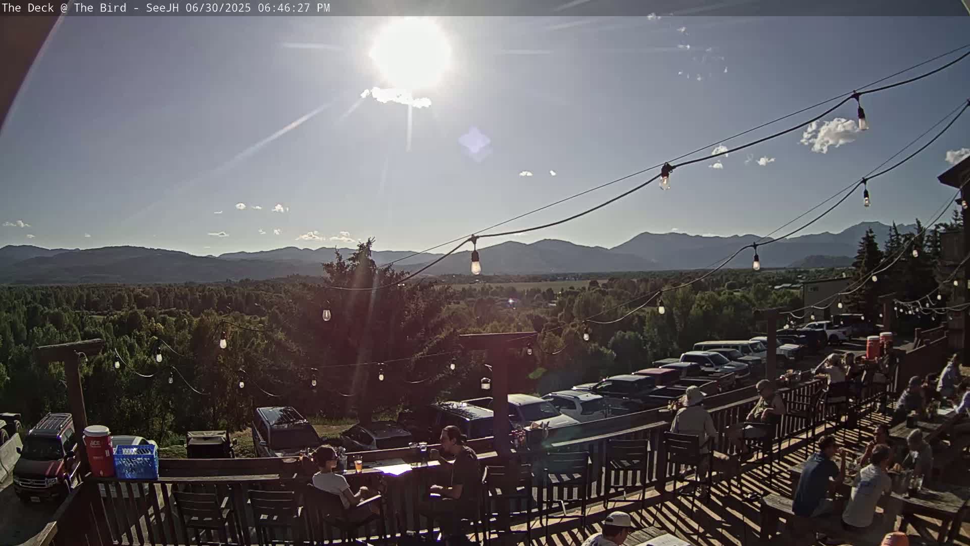 Teton, South Park Skyline from The Bird Live Cam - South Park, Teton, Wyoming, USA