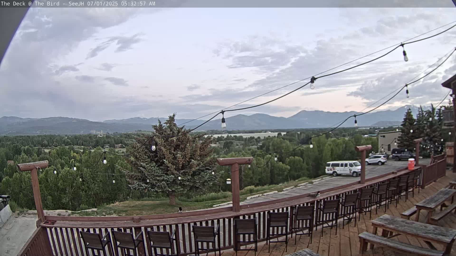 Teton, South Park Skyline from The Bird Live Cam - South Park, Teton, Wyoming, USA