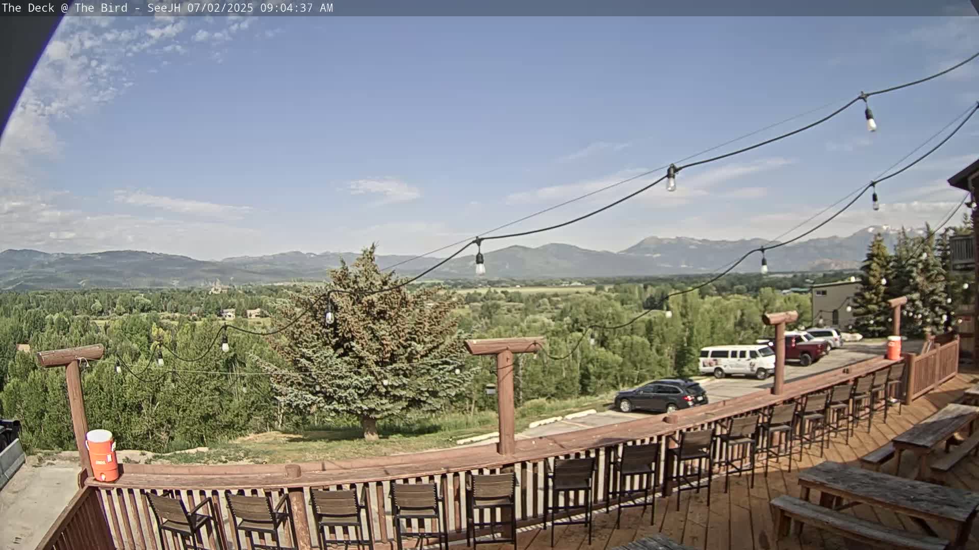 Teton, South Park Skyline from The Bird Live Cam - South Park, Teton, Wyoming, USA