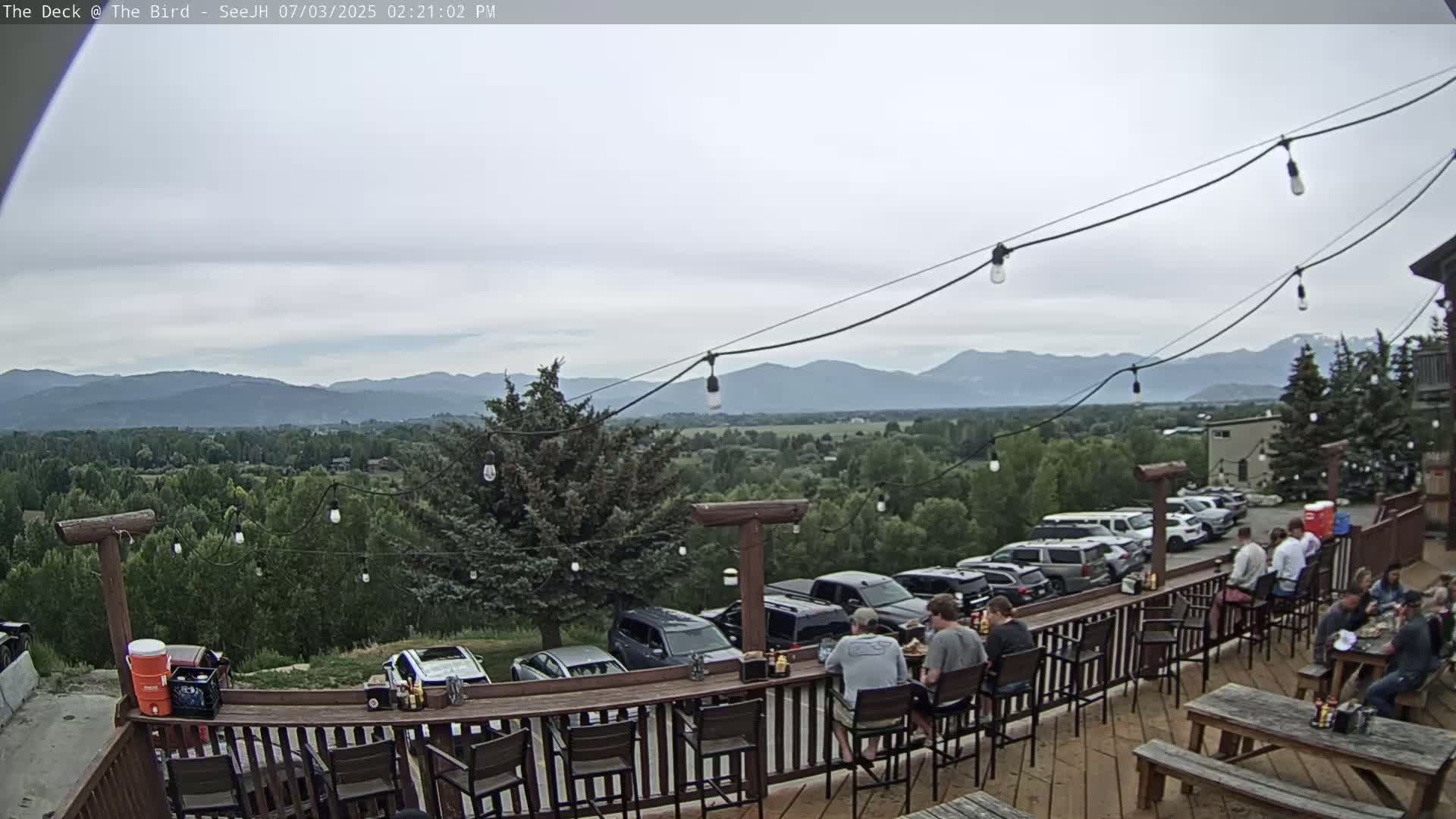 Teton, South Park Skyline from The Bird Live Cam - South Park, Teton, Wyoming, USA