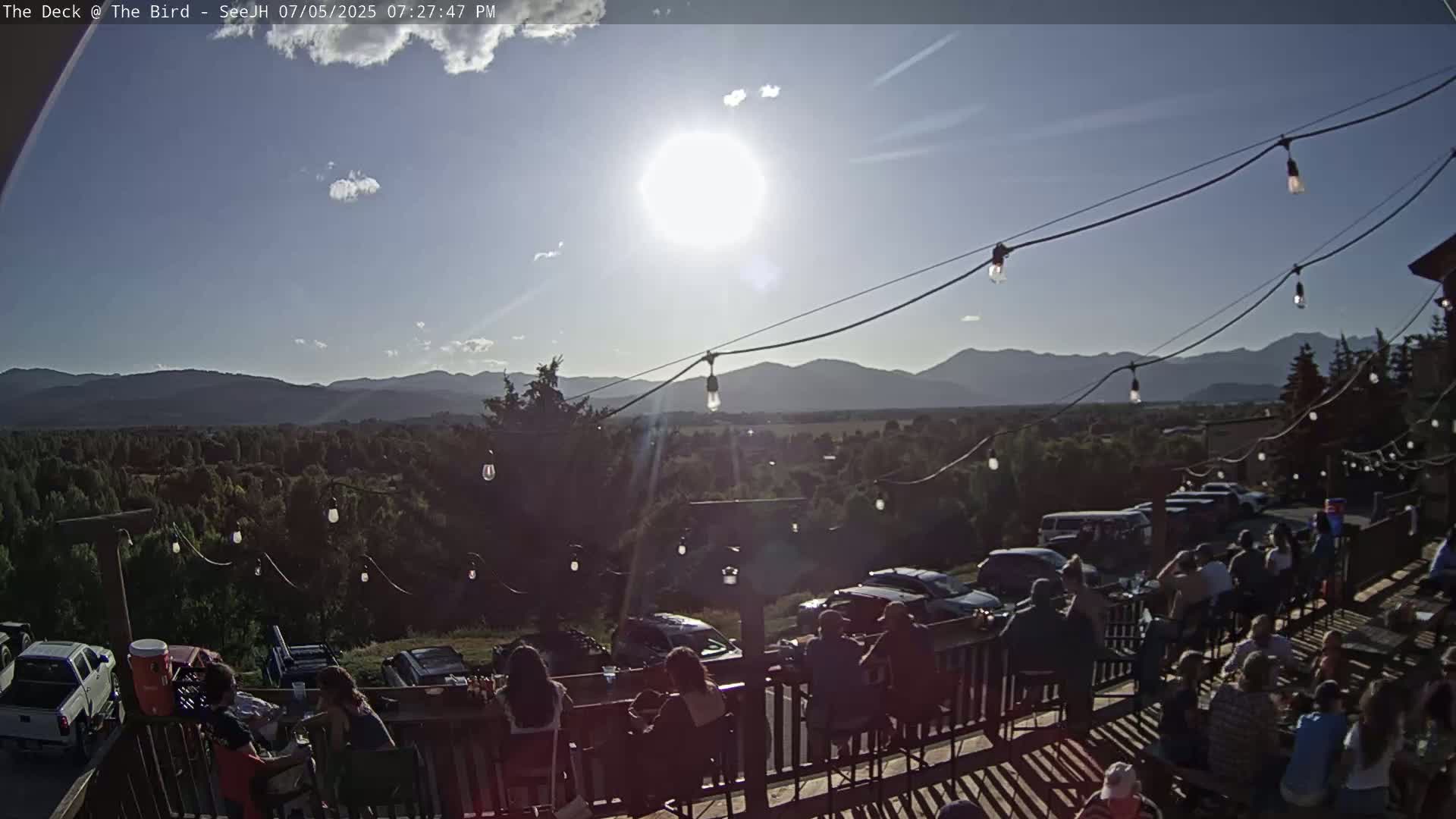 Teton, South Park Skyline from The Bird Live Cam - South Park, Teton, Wyoming, USA