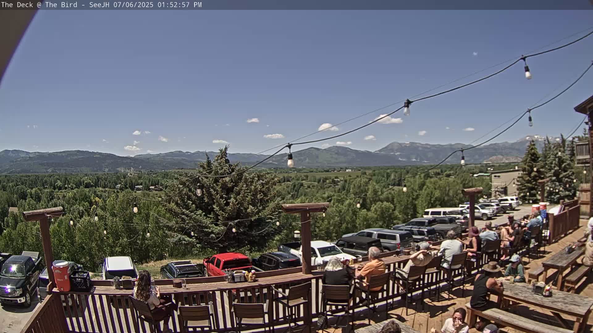 Teton, South Park Skyline from The Bird Live Cam - South Park, Teton, Wyoming, USA