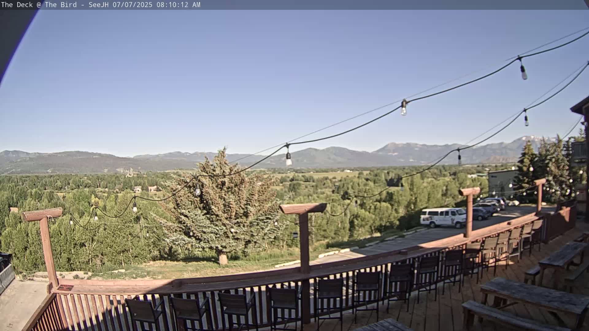 Teton, South Park Skyline from The Bird Live Cam - South Park, Teton, Wyoming, USA