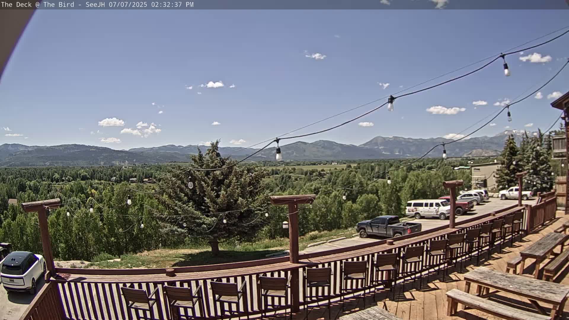 Teton, South Park Skyline from The Bird Live Cam - South Park, Teton, Wyoming, USA