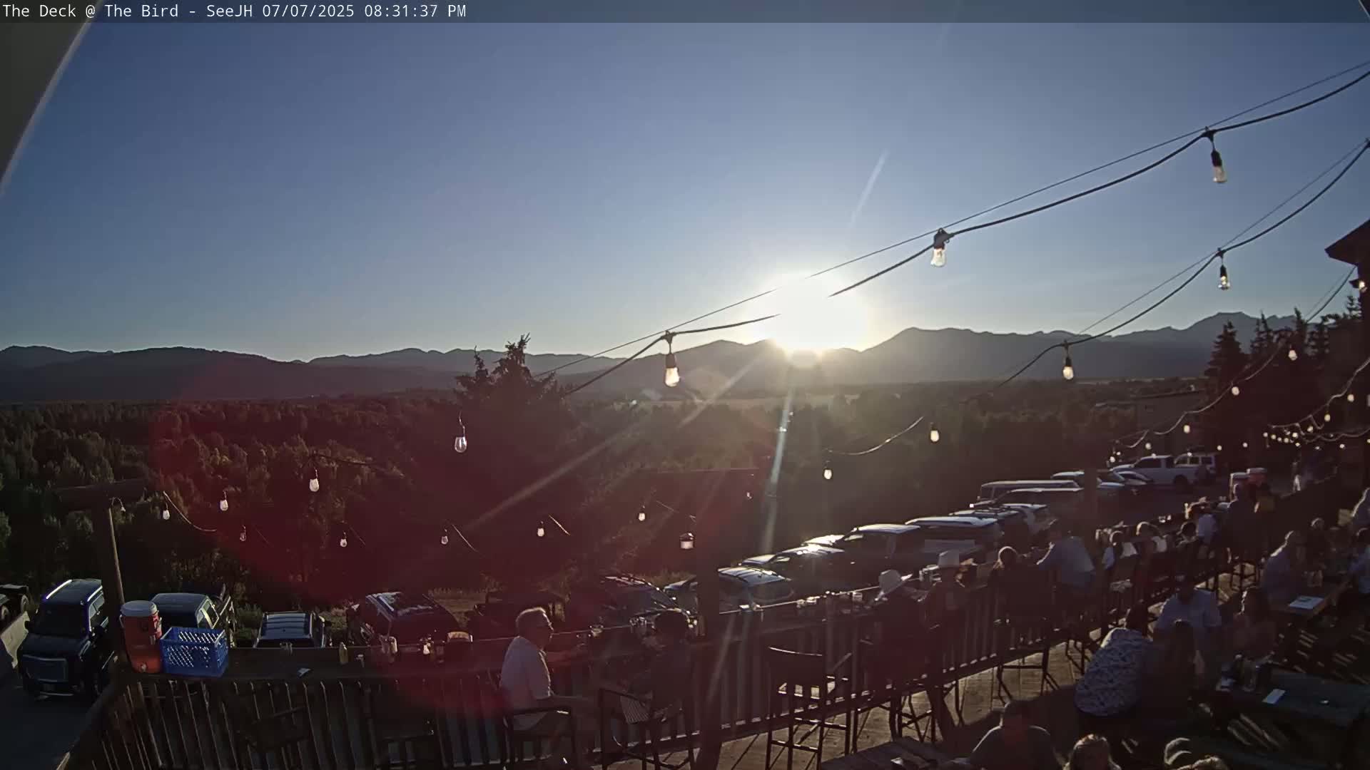 Teton, South Park Skyline from The Bird Live Cam - South Park, Teton, Wyoming, USA
