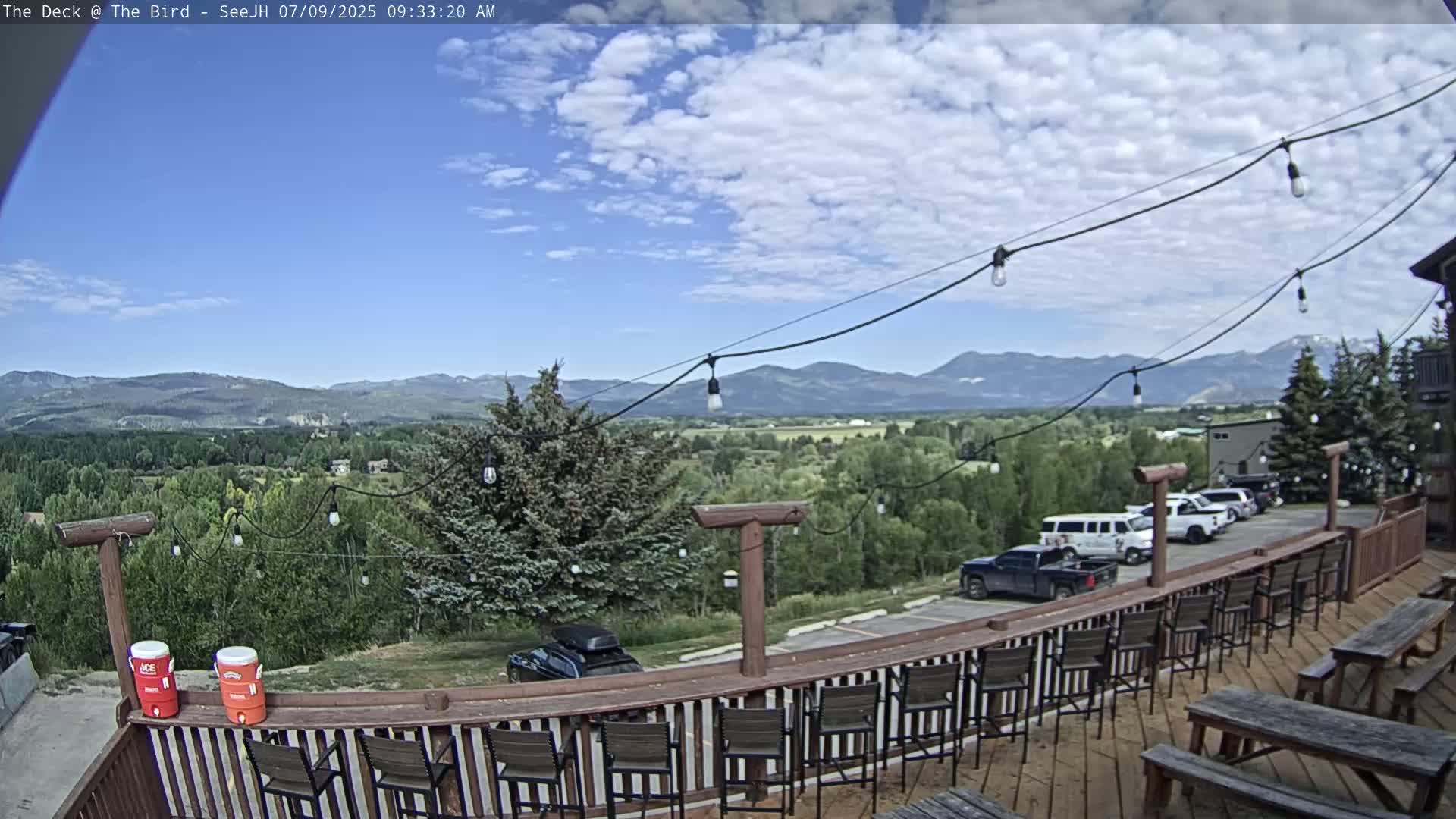 Teton, South Park Skyline from The Bird Live Cam - South Park, Teton, Wyoming, USA
