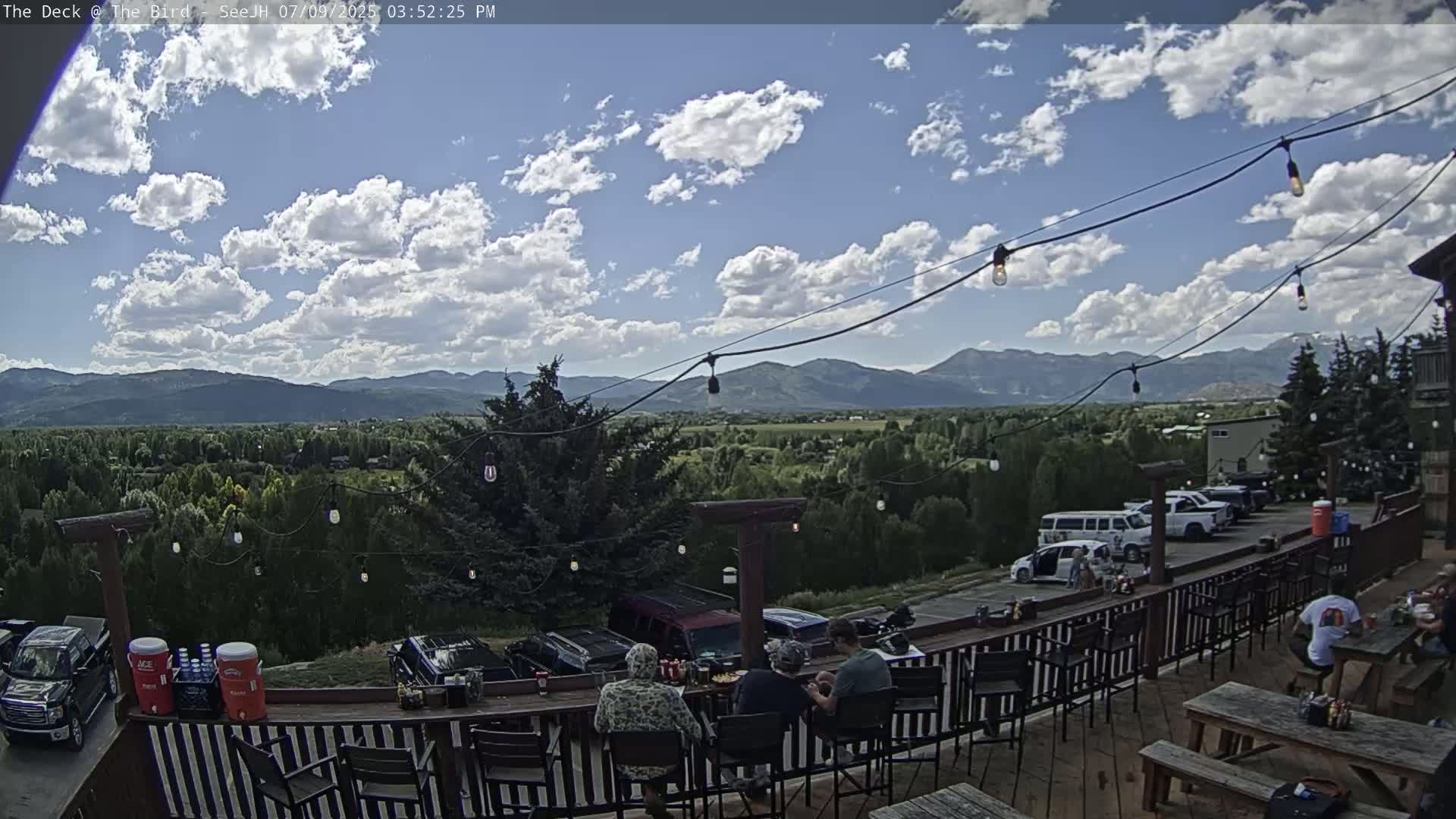 Teton, South Park Skyline from The Bird Live Cam - South Park, Teton, Wyoming, USA