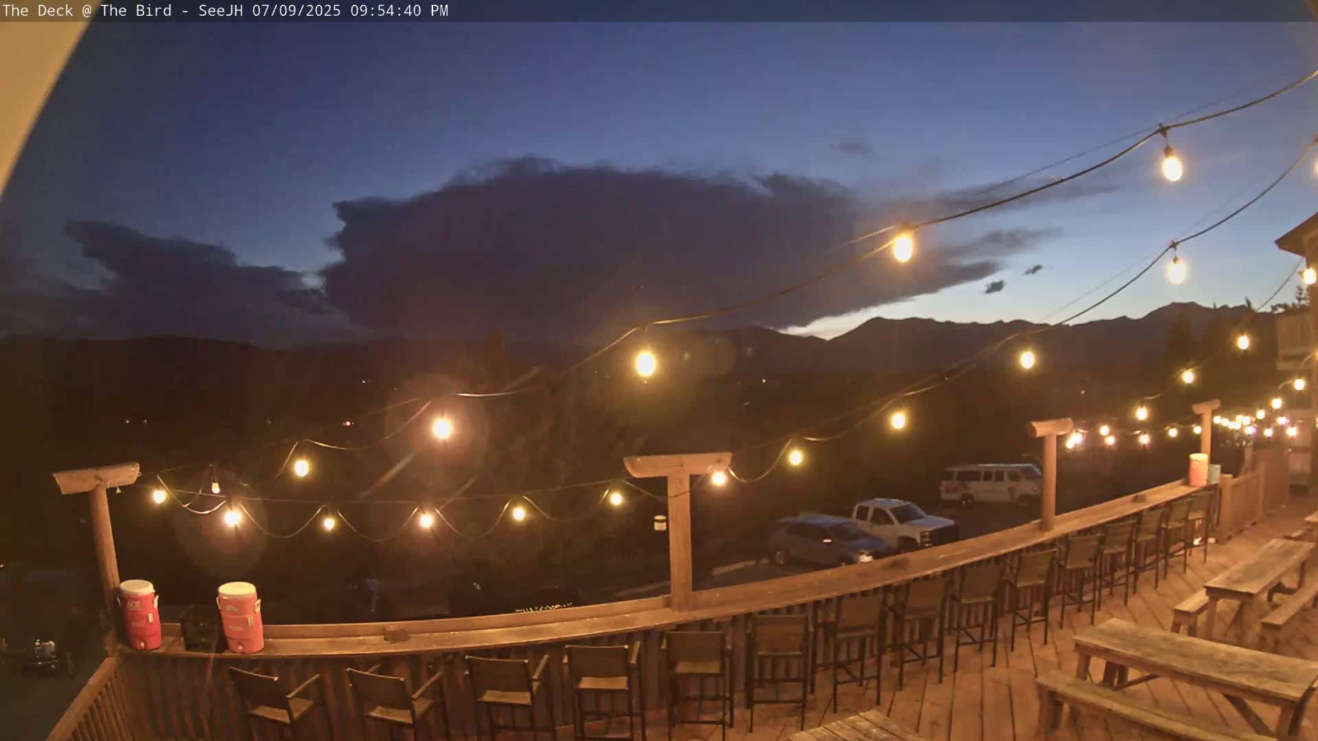Teton, South Park Skyline from The Bird Live Cam - South Park, Teton, Wyoming, USA