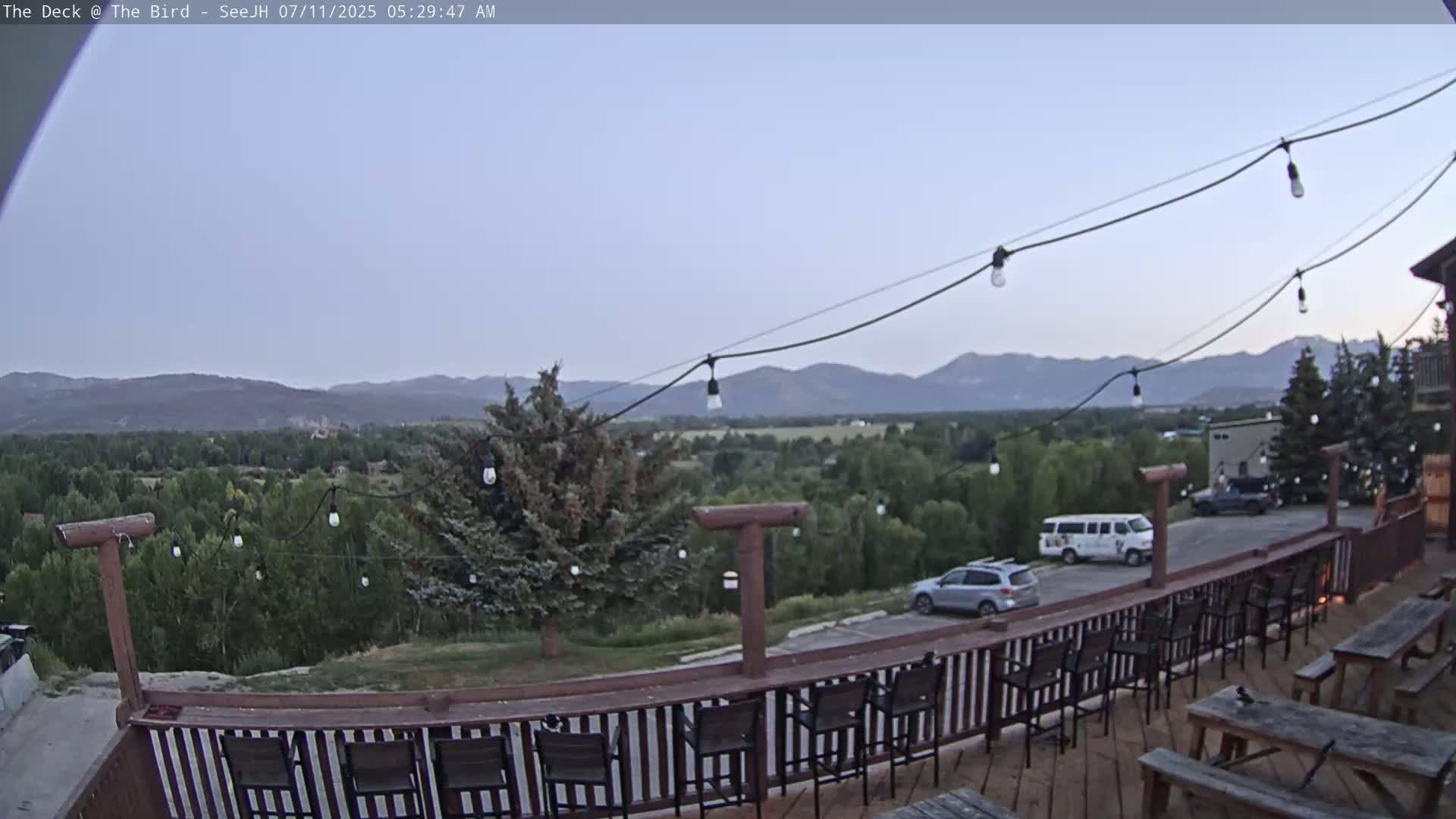 Teton, South Park Skyline from The Bird Live Cam - South Park, Teton, Wyoming, USA